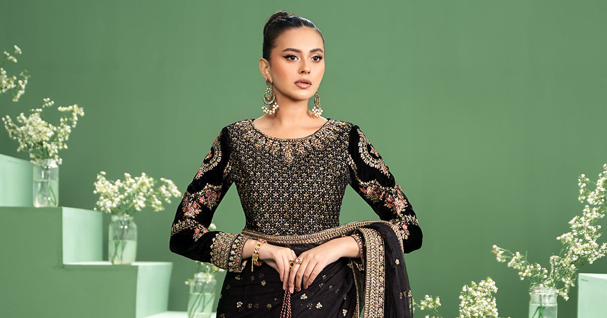 Maria b | Formal Wears | SF-W24-11 -  Maria B Formal - Original Designer Dress - House of Maryam