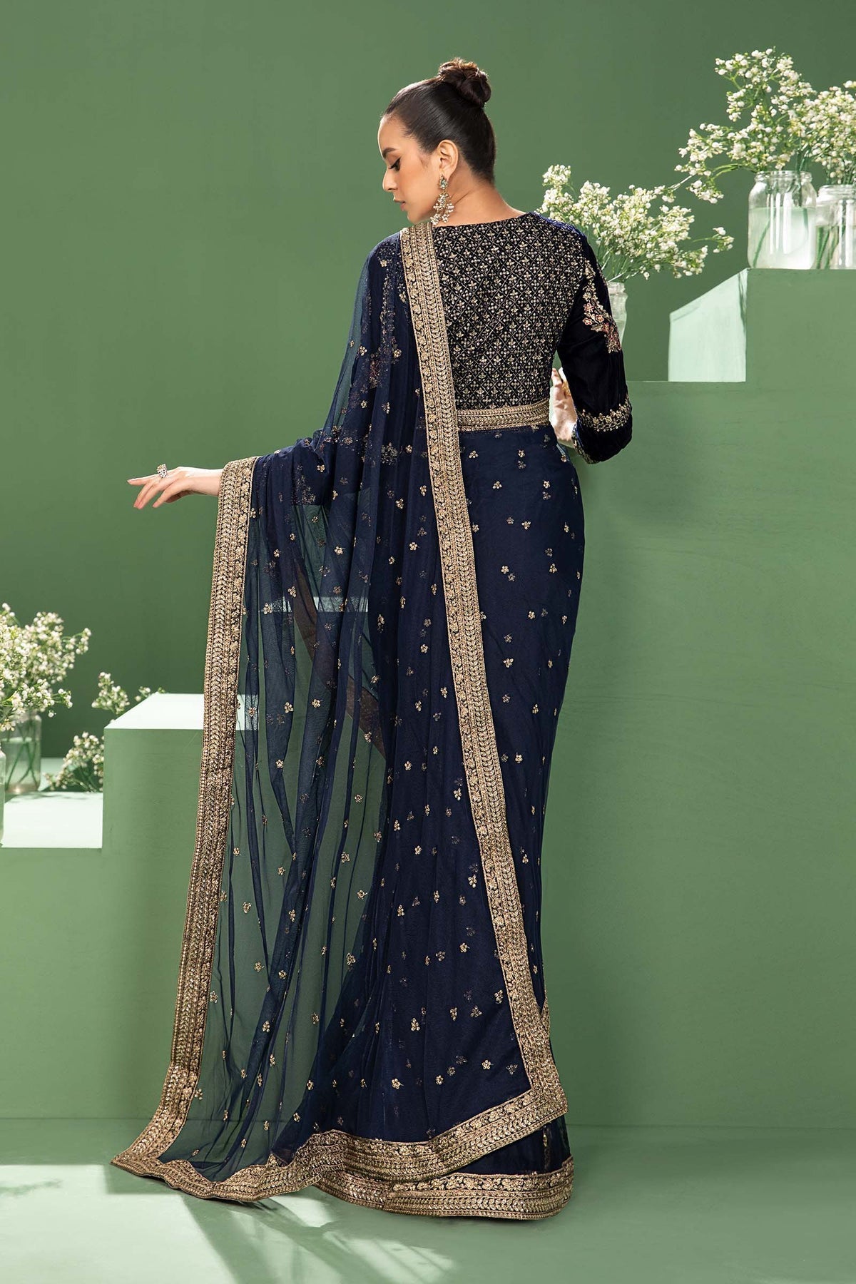 Maria B | Formal Wears | SF-W24-11 -  Maria B Formal - Original Designer Dress - House of Maryam
