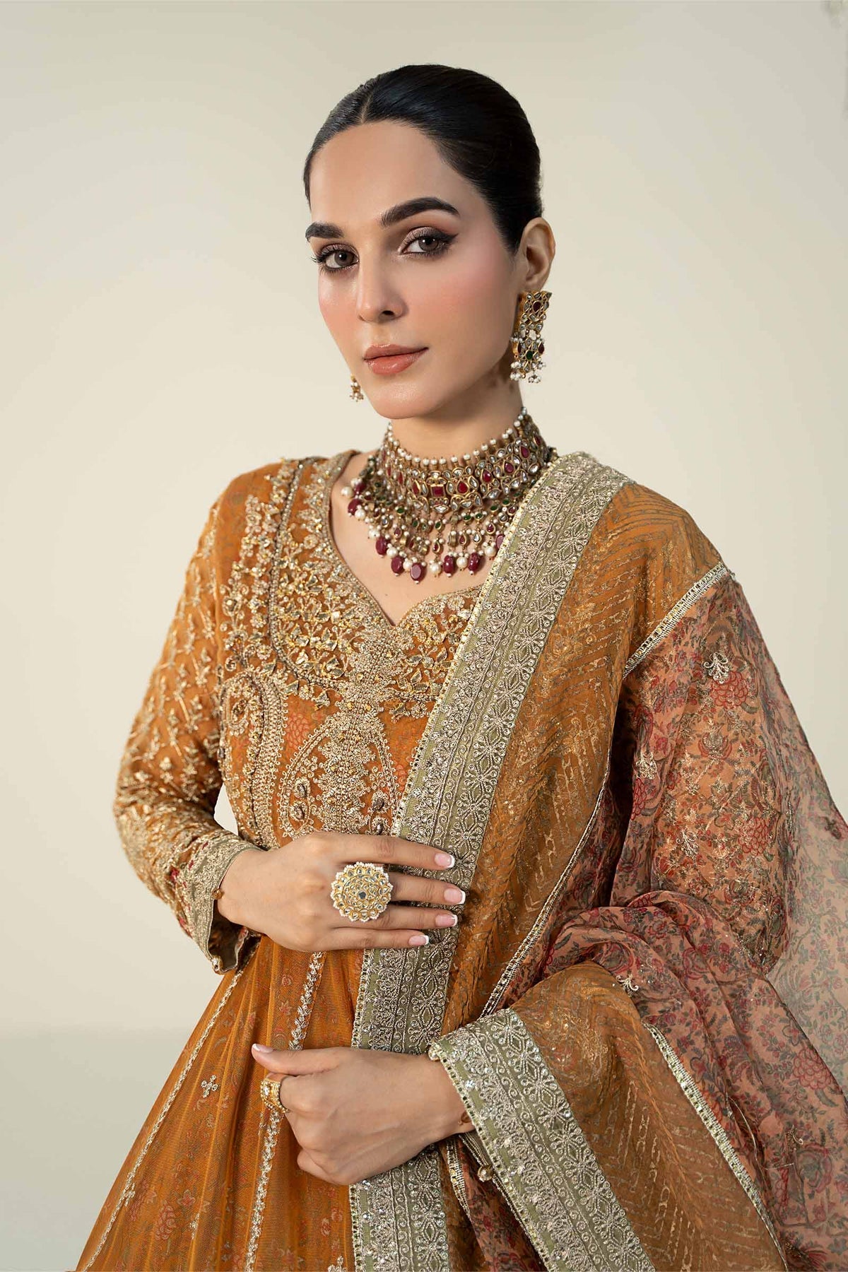 Maria B | Formal Wears | SF-W24-13 -  Maria B Formal - Original Designer Dress - House of Maryam