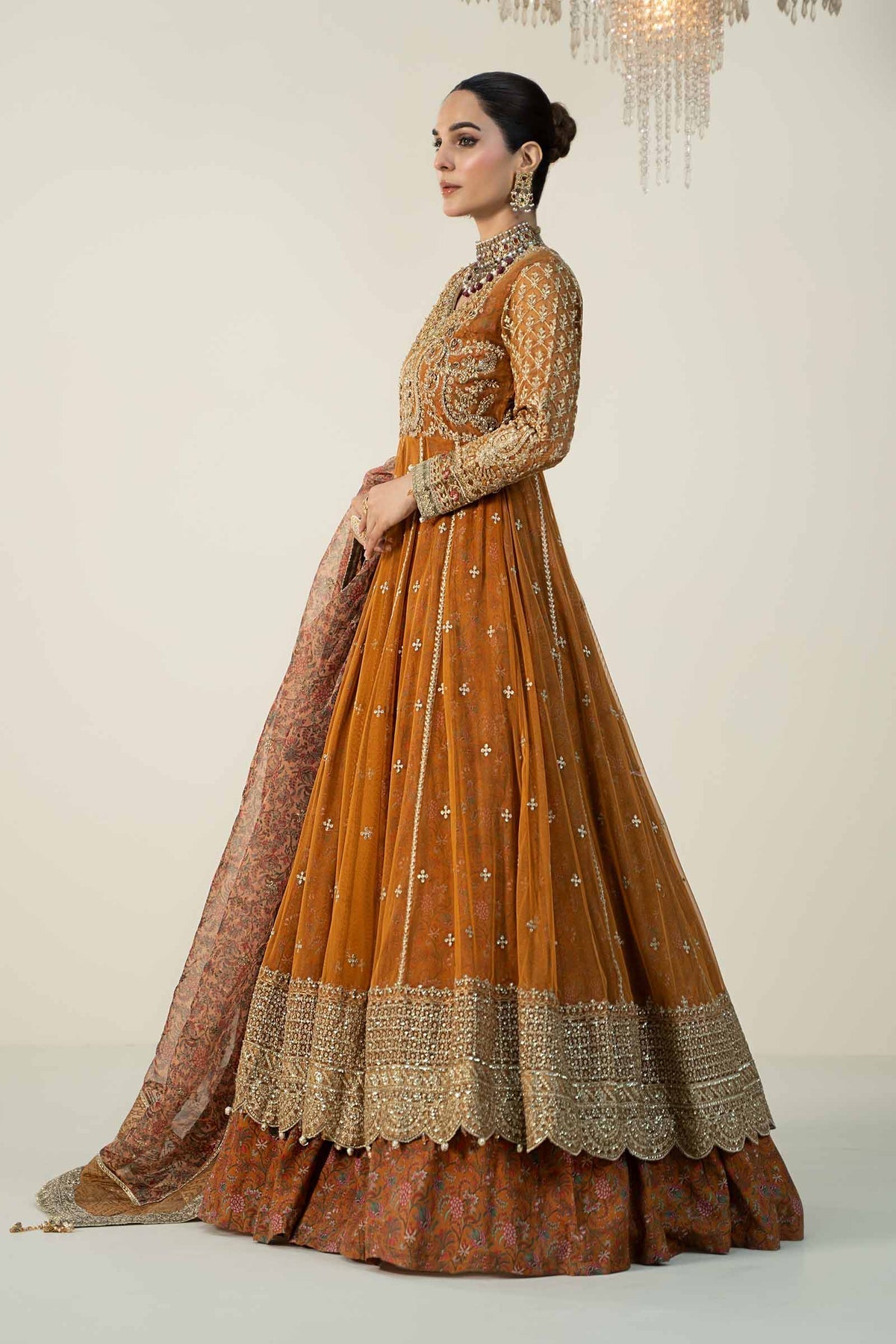 Maria B | Formal Wears | SF-W24-13 -  Maria B Formal - Original Designer Dress - House of Maryam