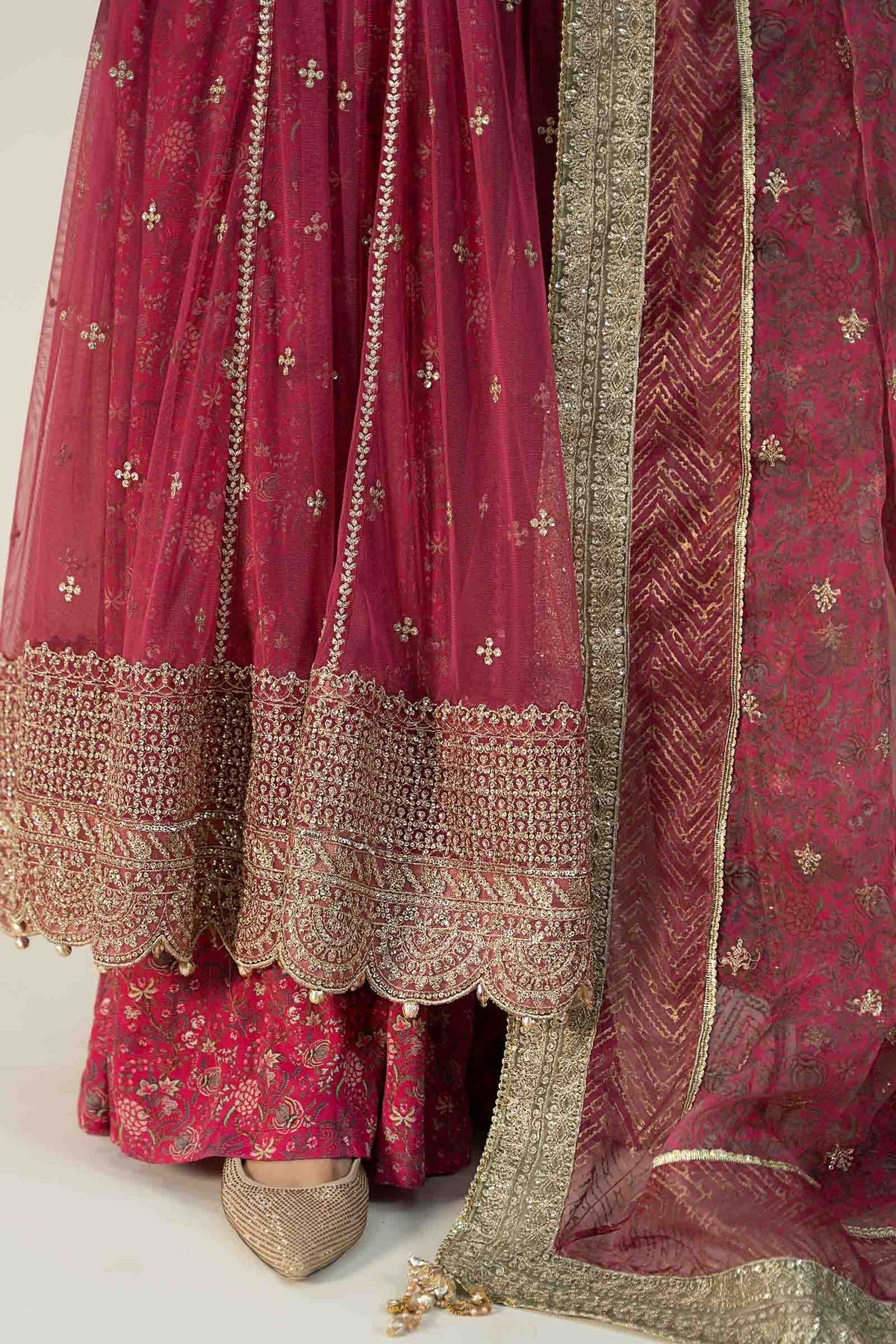 Maria B | Formal Wears | SF-W24-13 -  Maria B Formal - Original Designer Dress - House of Maryam