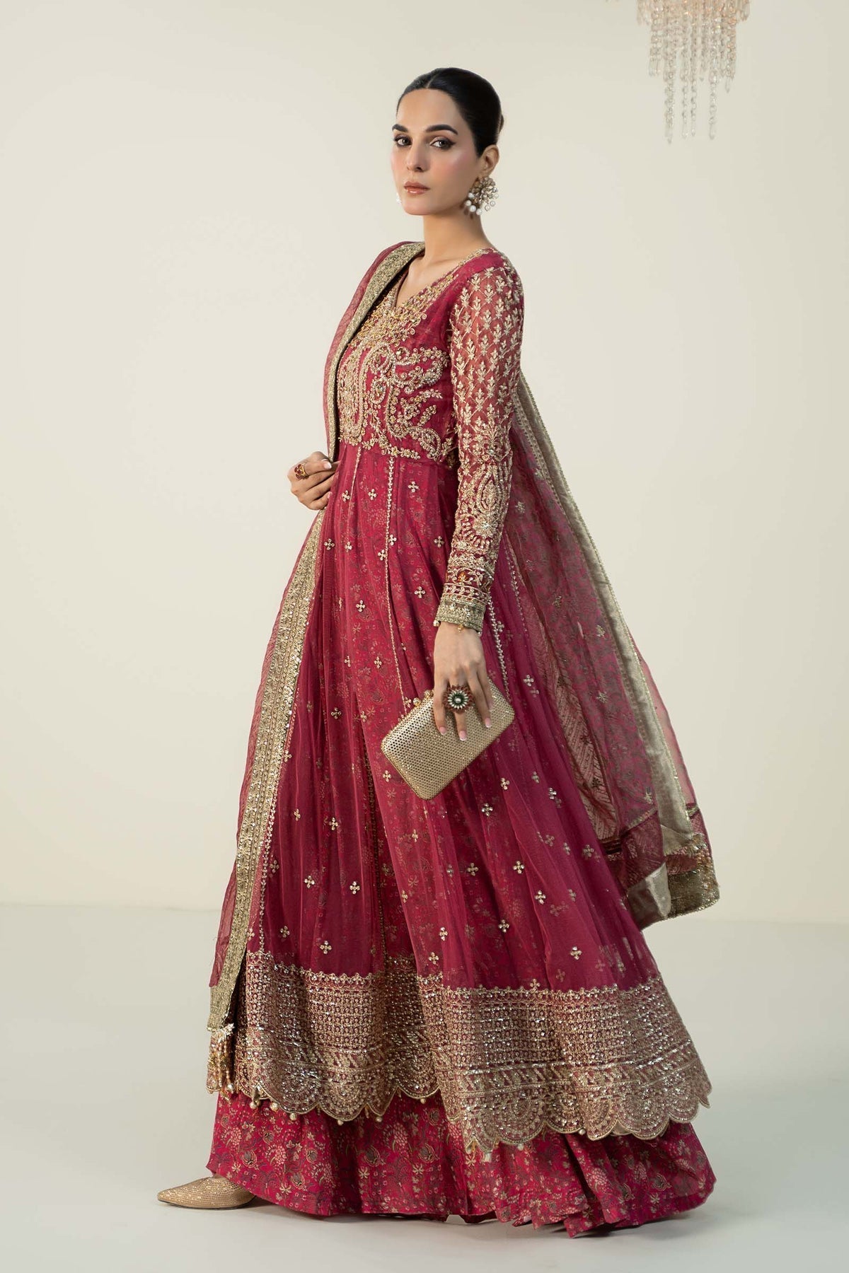 Maria B | Formal Wears | SF-W24-13 -  Maria B Formal - Original Designer Dress - House of Maryam