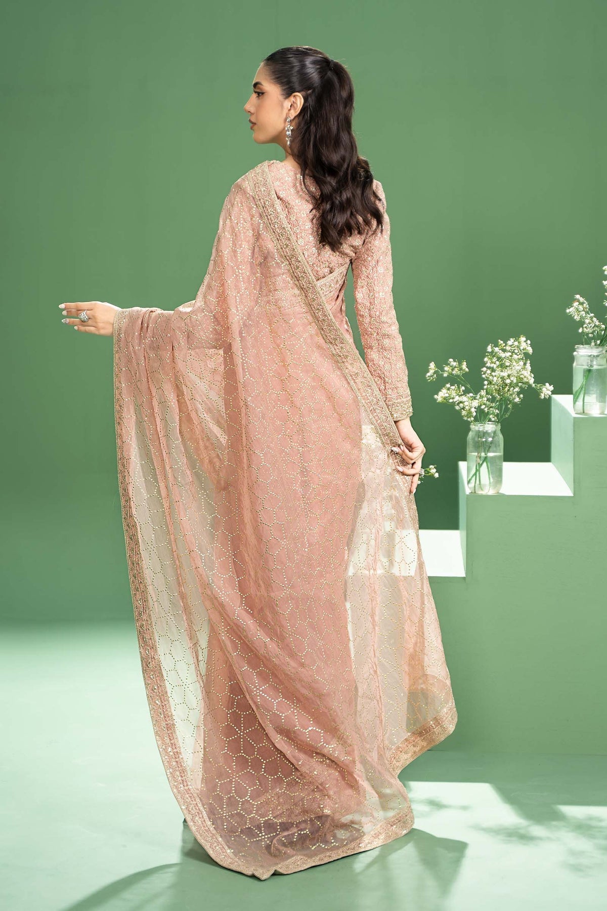 Maria b | Formal Wears | SF-W24-15 -  Maria B Formal - Original Designer Dress - House of Maryam