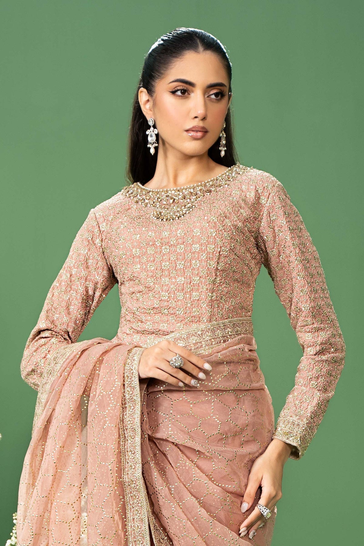 Maria b | Formal Wears | SF-W24-15 -  Maria B Formal - Original Designer Dress - House of Maryam