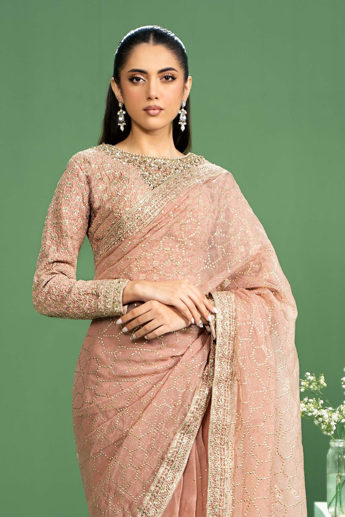 Maria b | Formal Wears | SF-W24-15 -  Maria B Formal - Original Designer Dress - House of Maryam