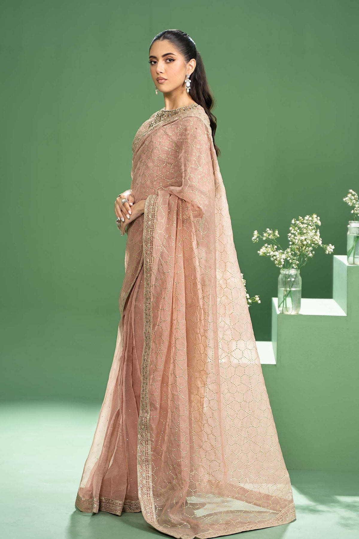Maria b | Formal Wears | SF-W24-15 -  Maria B Formal - Original Designer Dress - House of Maryam
