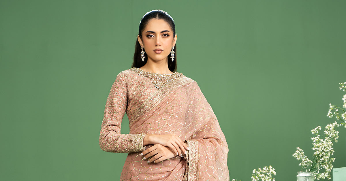 Maria b | Formal Wears | SF-W24-15 -  Maria B Formal - Original Designer Dress - House of Maryam
