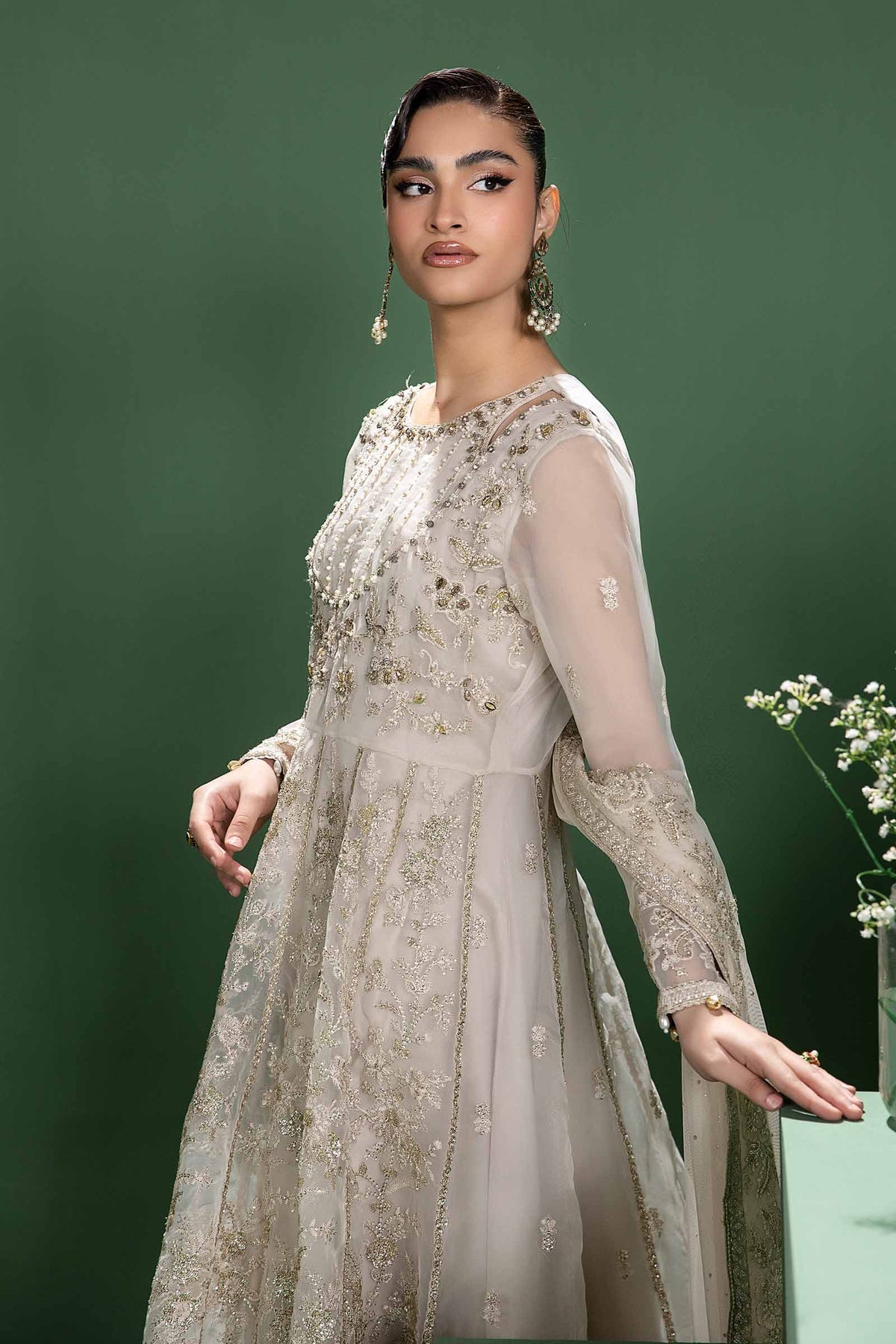 Maria b | Formal Wears | SF-W24-16 -  Maria B Formal - Original Designer Dress - House of Maryam