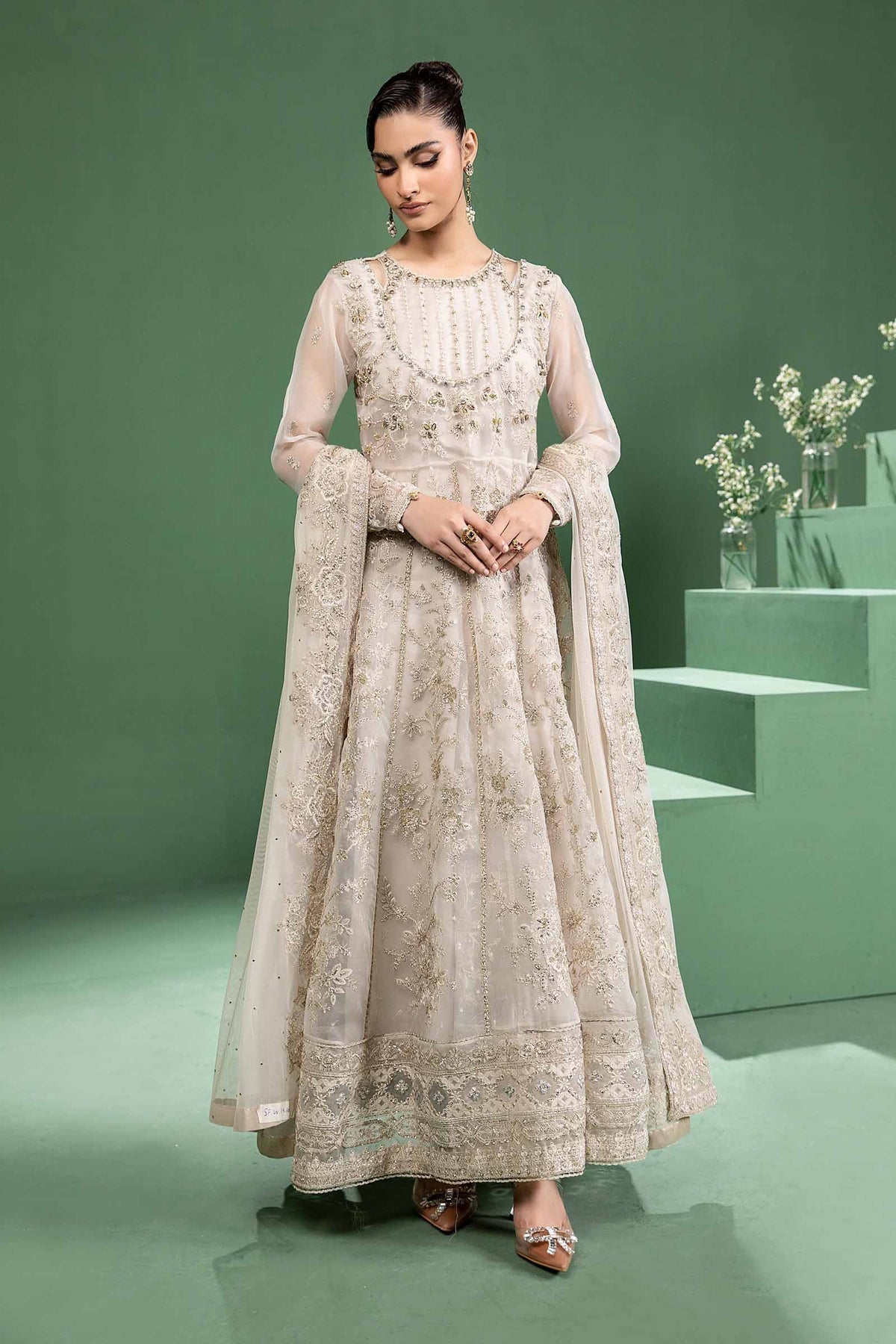 Maria b | Formal Wears | SF-W24-16 by Designer Maria B - House of Maryam - Pakistani Designer Ethnic Wear in {{ shop.shopifyCountryName }}