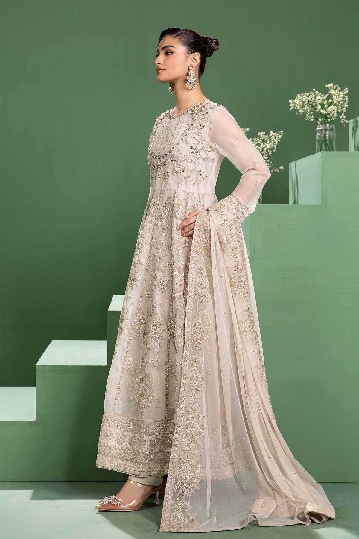 Maria b | Formal Wears | SF-W24-16 -  Maria B Formal - Original Designer Dress - House of Maryam