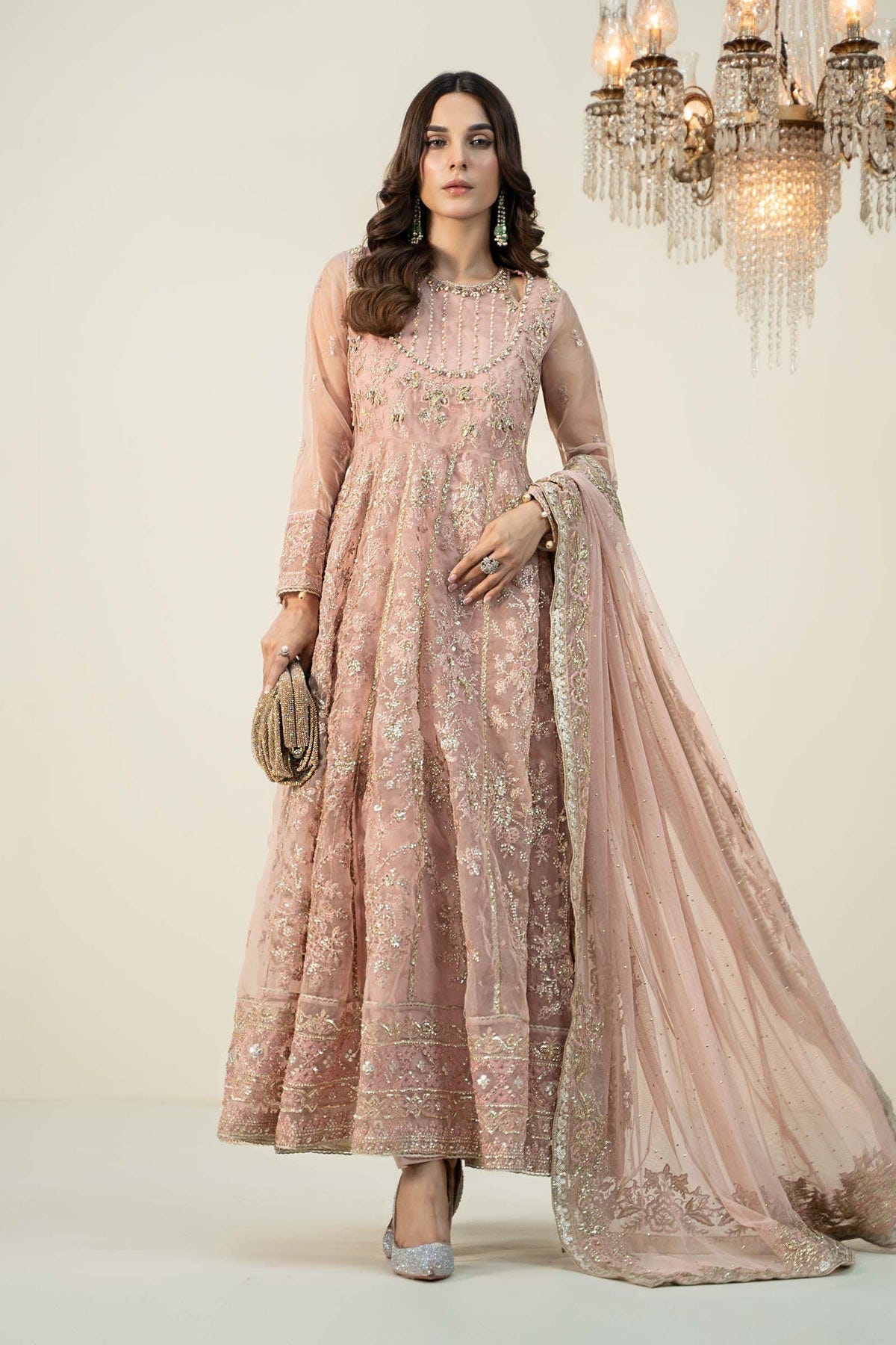 Maria b | Formal Wears | SF-W24-16 -  Maria B Formal - Original Designer Dress - House of Maryam