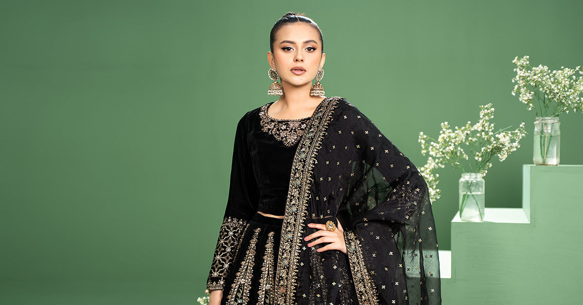 Maira B | Ready to Wear | SF-W24-17 -  Maria B Luxury Formals -  House of Maryam