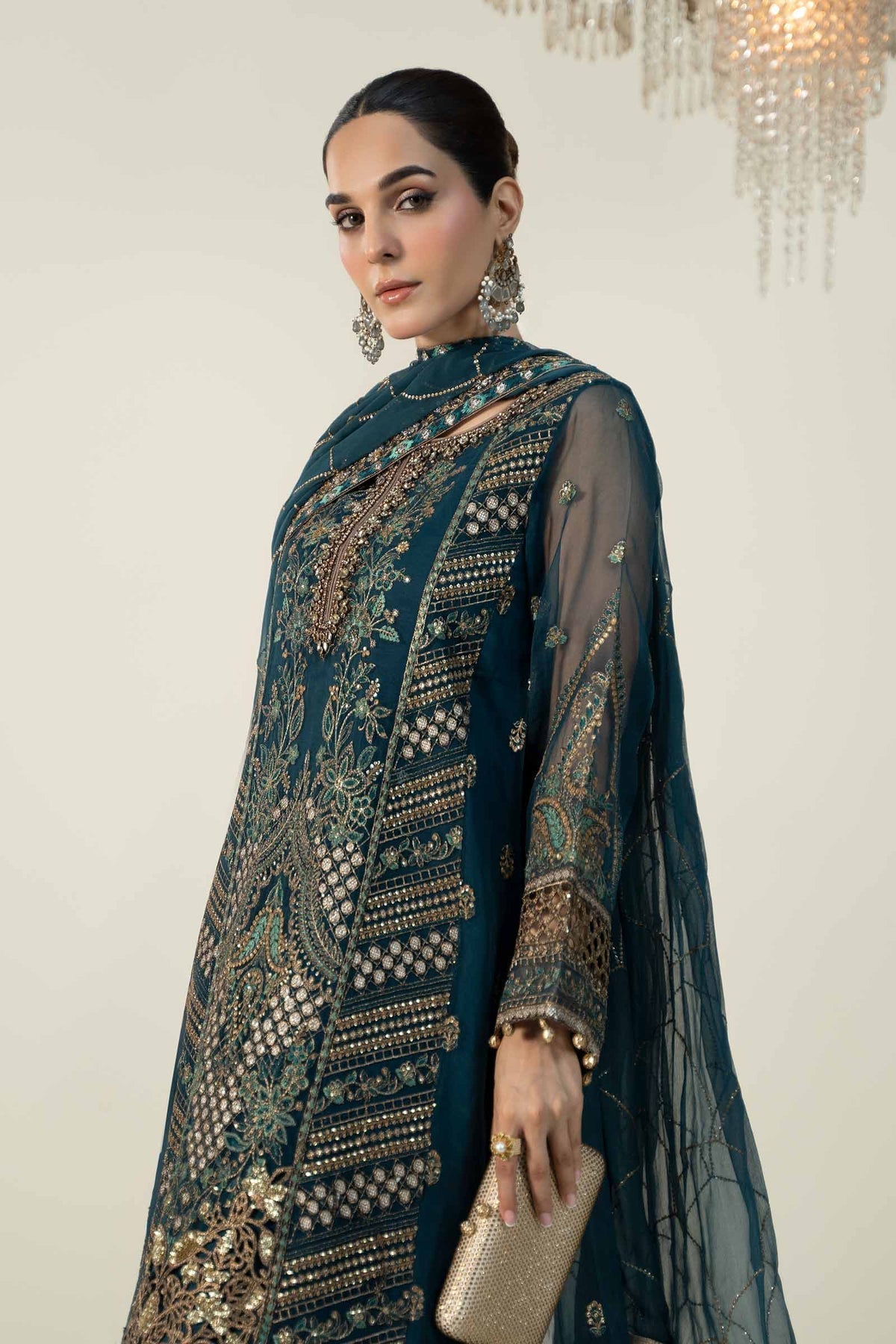 Maria b | Formal Wears | SF-W24-18 -  Maria B Formal - Original Designer Dress - House of Maryam