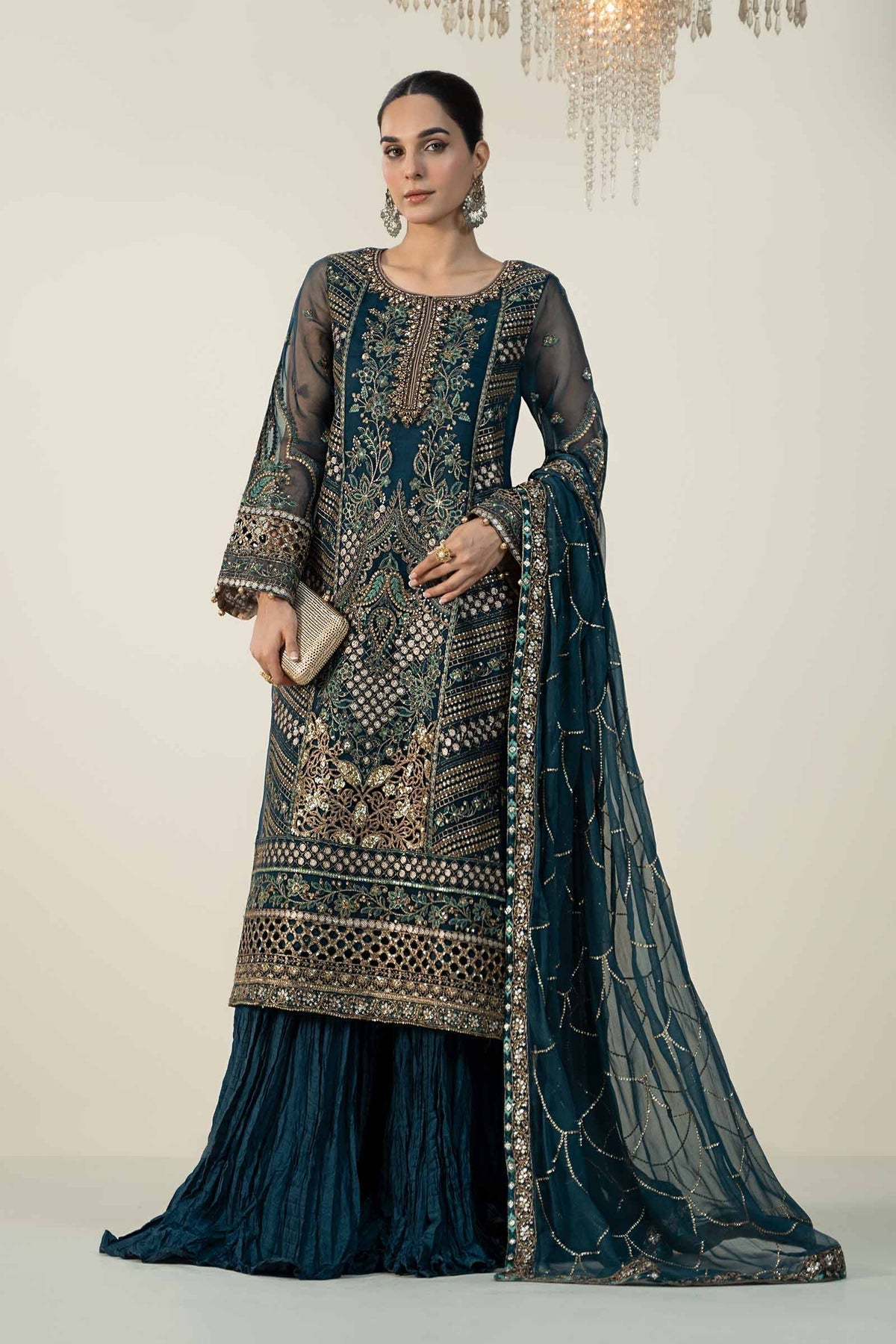 Maria b | Formal Wears | SF-W24-18 by Designer Maria B - House of Maryam - Pakistani Designer Ethnic Wear in {{ shop.shopifyCountryName }}