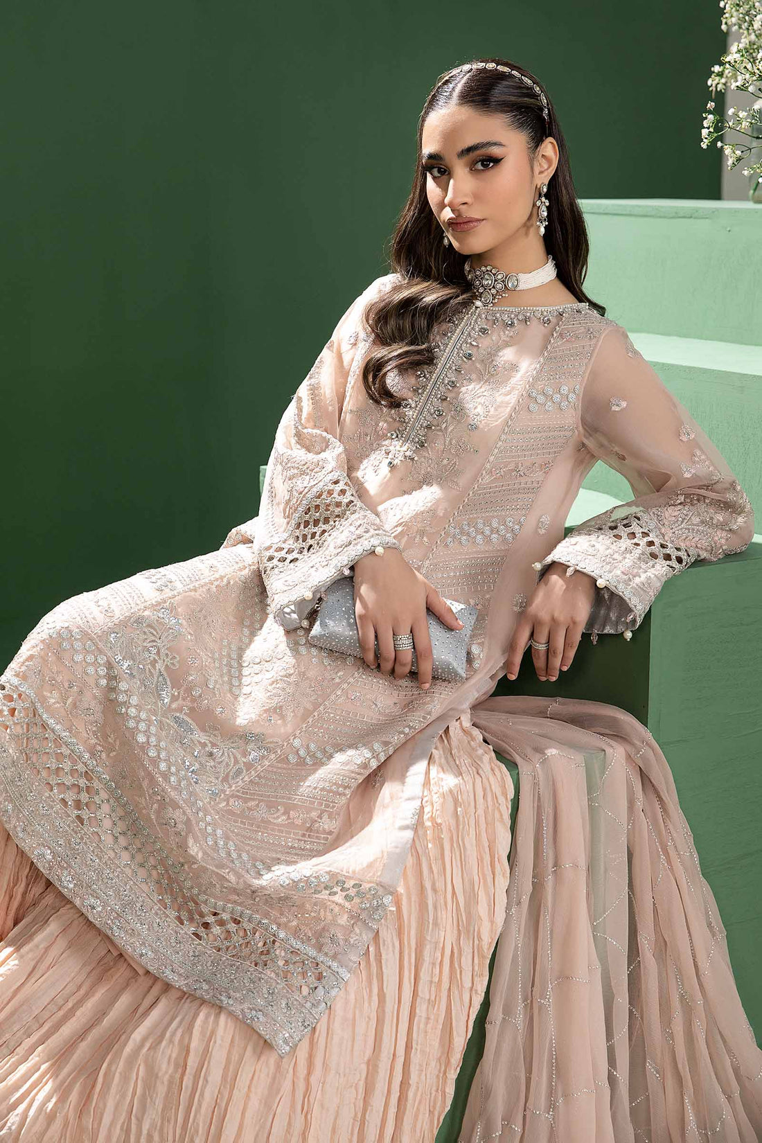 Maira B | Ready to Wear | SF-W24-18 -  Maria B Luxury Formals -  House of Maryam