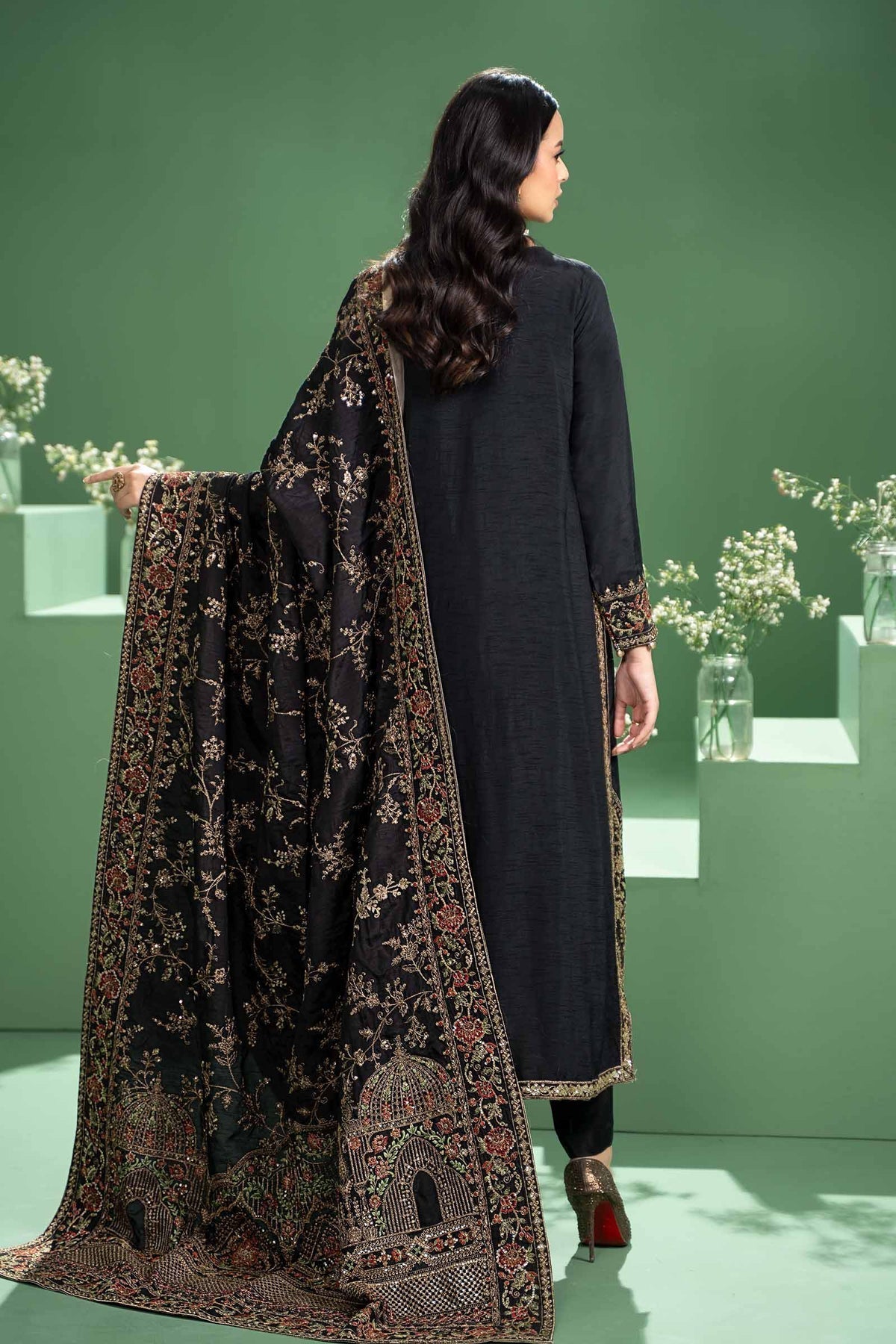 Maria b | Formal Wears | SF-W24-20 -  Maria B Formal - Original Designer Dress - House of Maryam