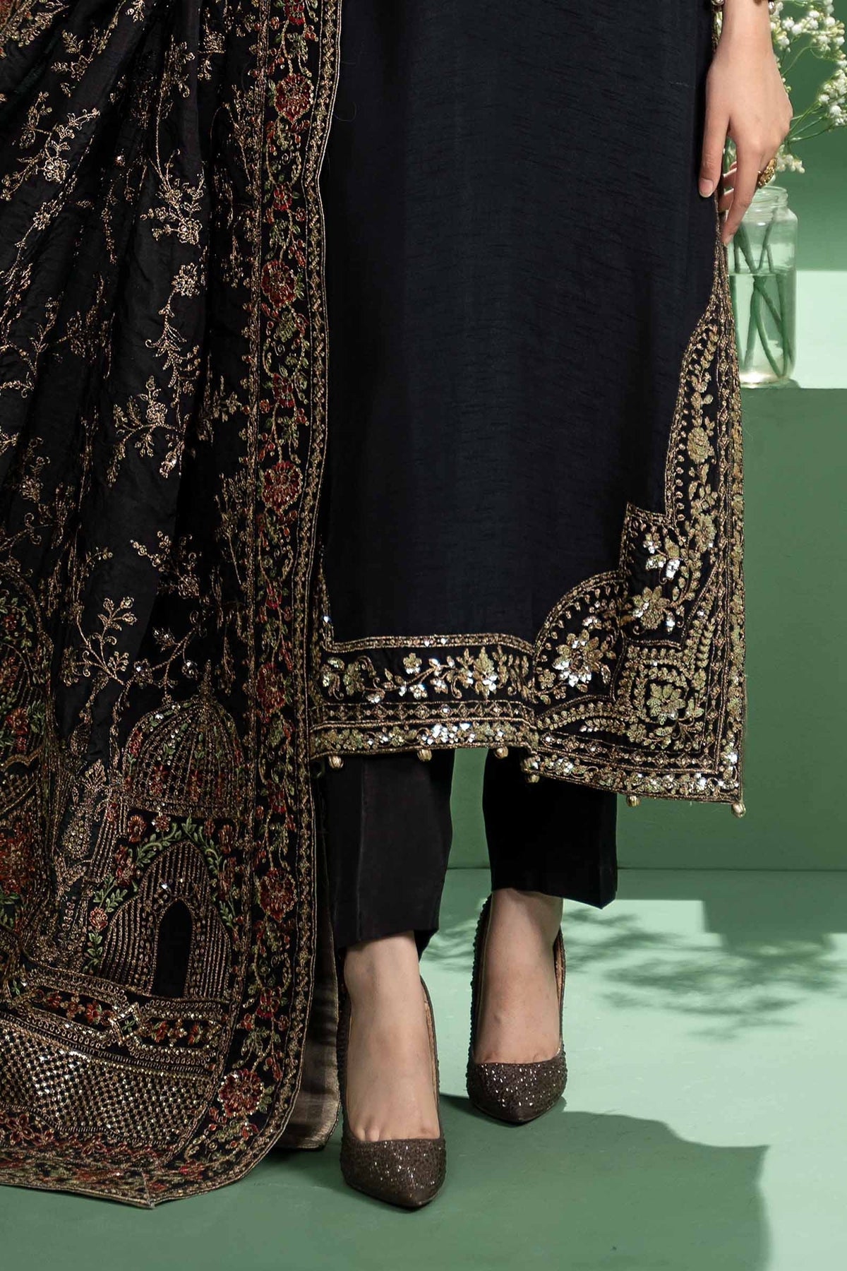 Maria b | Formal Wears | SF-W24-20 -  Maria B Formal - Original Designer Dress - House of Maryam