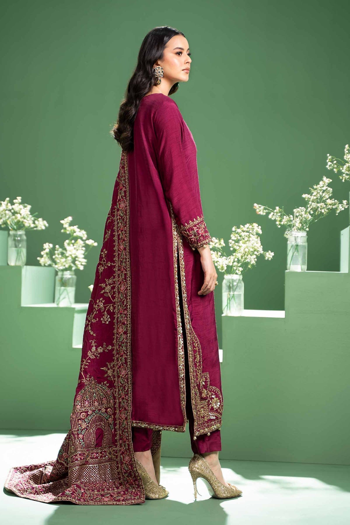 Maria b | Formal Wears | SF-W24-20 -  Maria B Formal - Original Designer Dress - House of Maryam