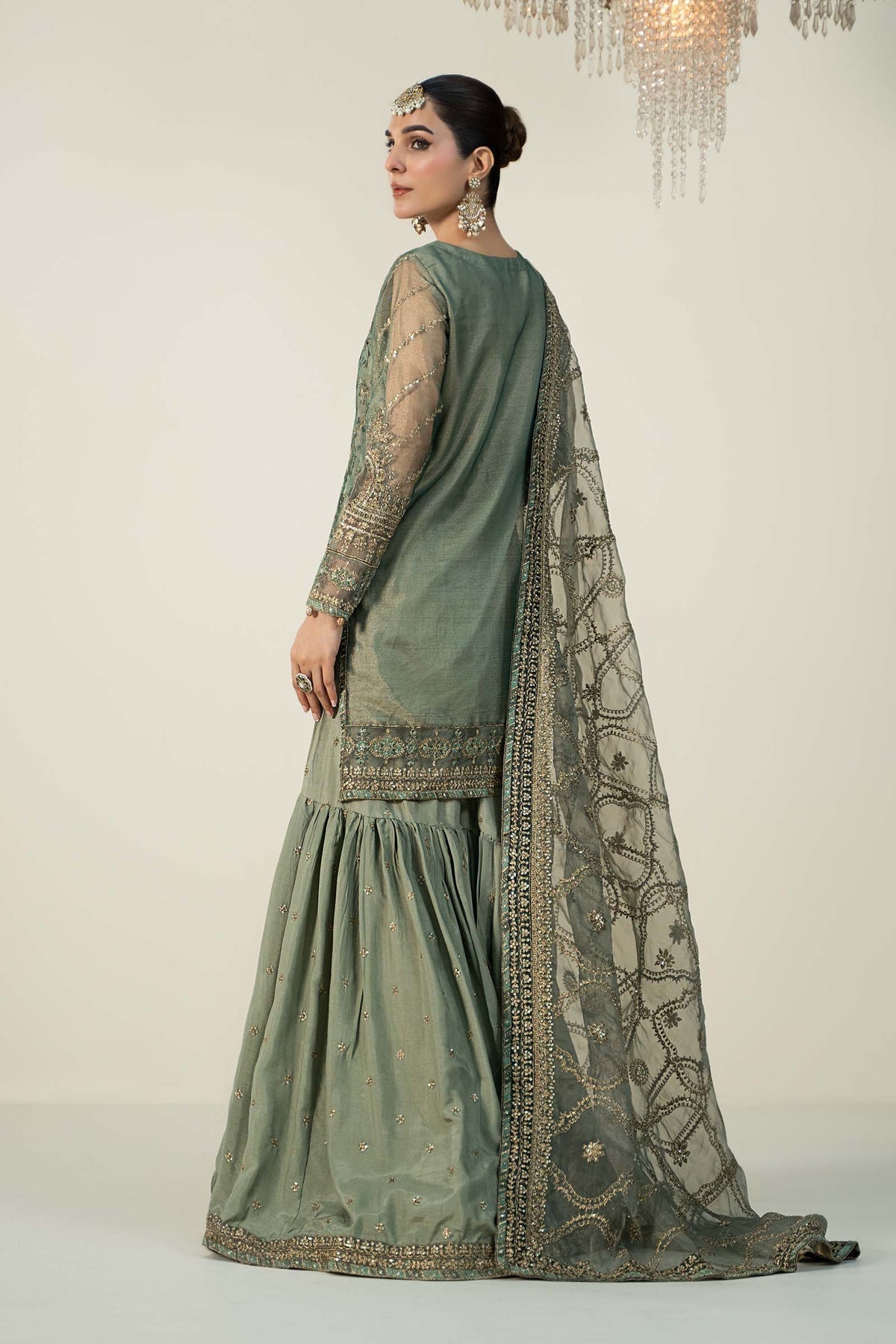 Maria B | Formal Wears | SF-W24-24 -  Maria B Formal - Original Designer Dress - House of Maryam