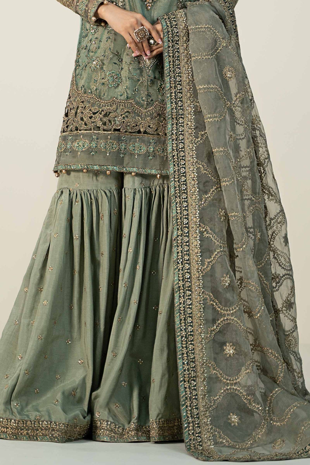 Maria B | Formal Wears | SF-W24-24 -  Maria B Formal - Original Designer Dress - House of Maryam