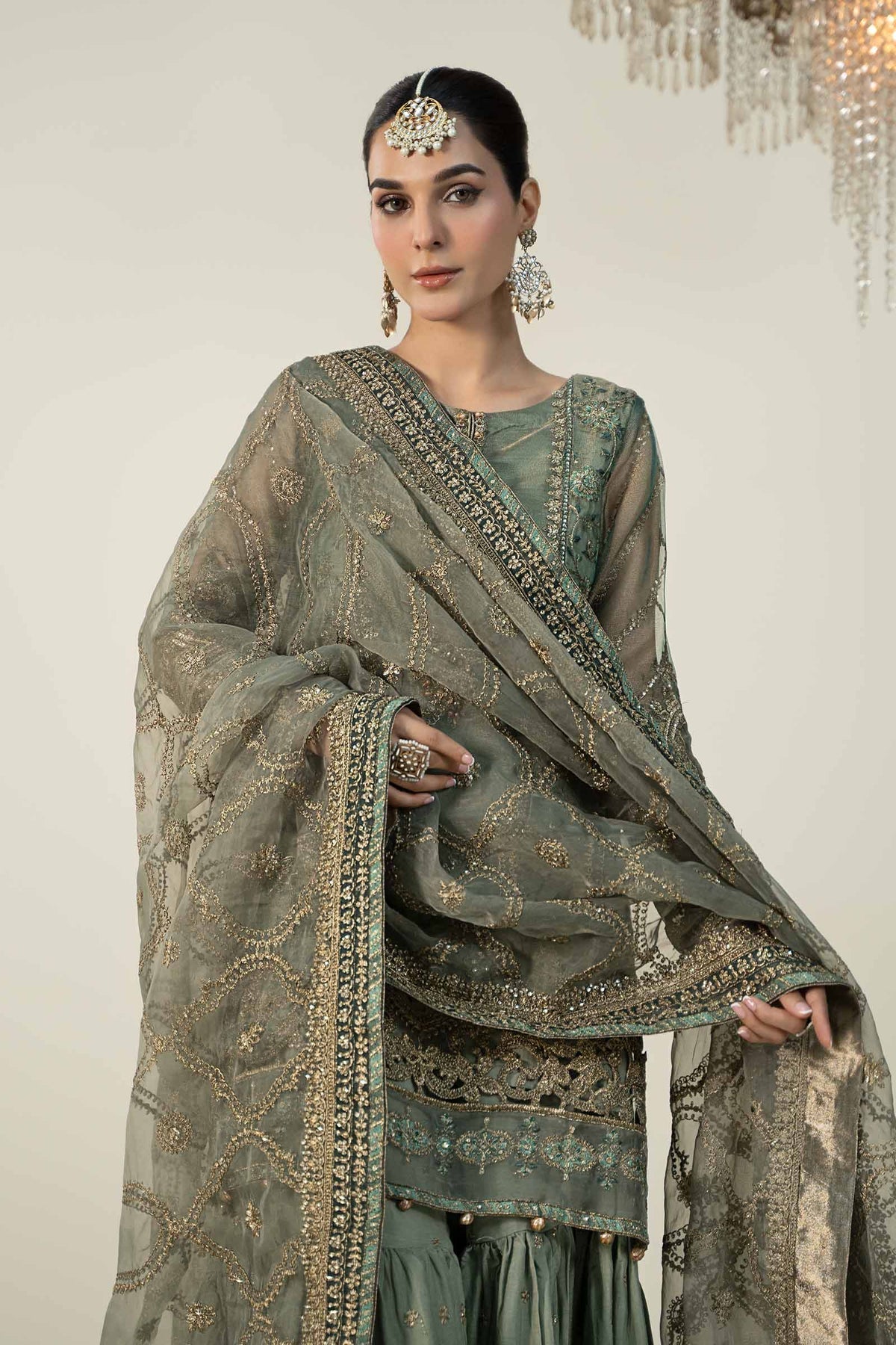 Maria B | Formal Wears | SF-W24-24 -  Maria B Formal - Original Designer Dress - House of Maryam