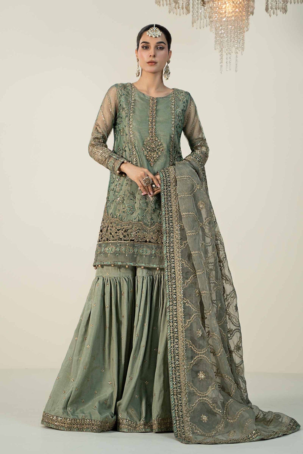 Maria B | Formal Wears | SF-W24-24 -  Maria B Formal - Original Designer Dress - House of Maryam