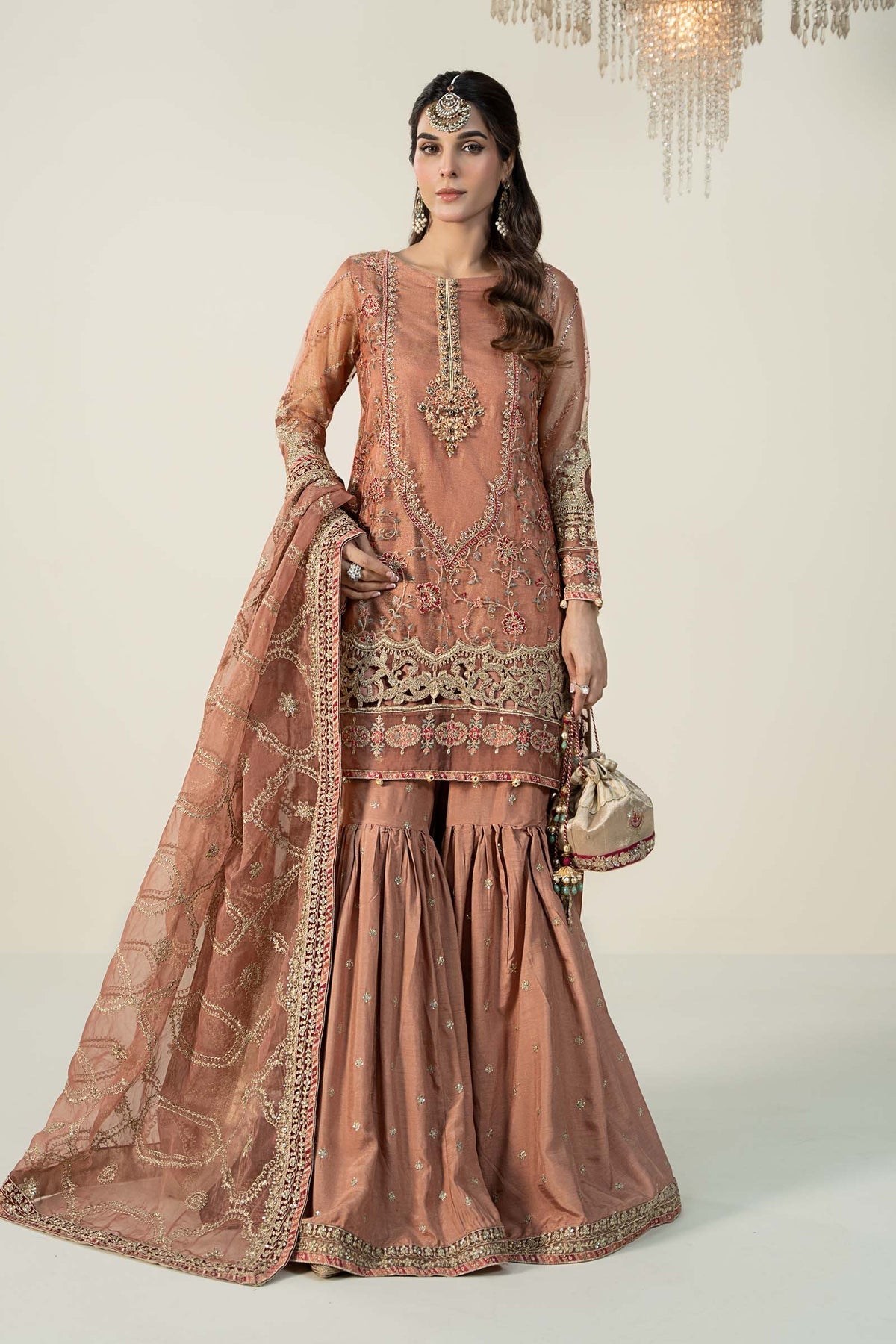 Maria B | Formal Wears | SF-W24-24 -  Maria B Formal - Original Designer Dress - House of Maryam