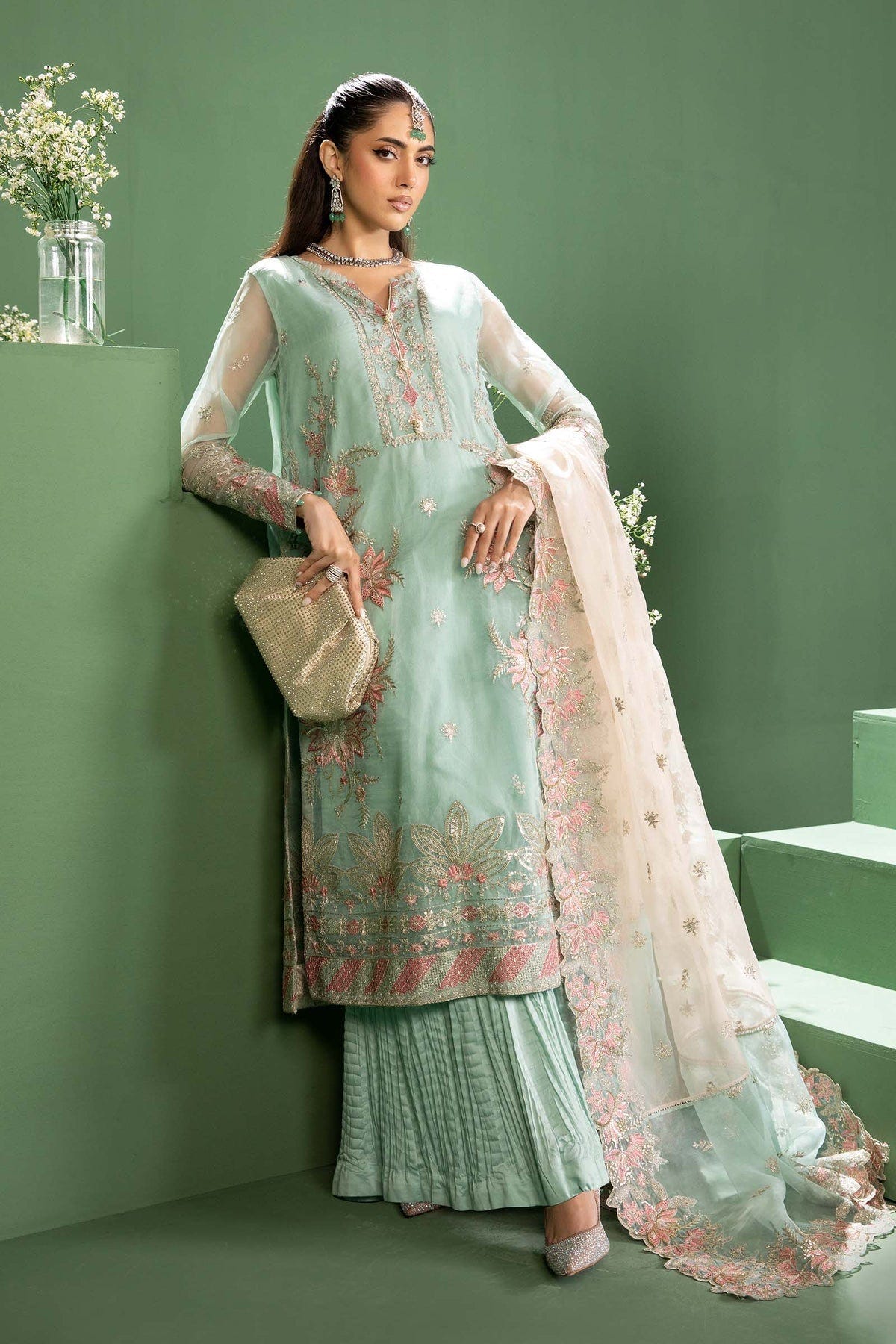 Maria b | Formal Wears | SF-W24-27 -  Maria B Formal - Original Designer Dress - House of Maryam