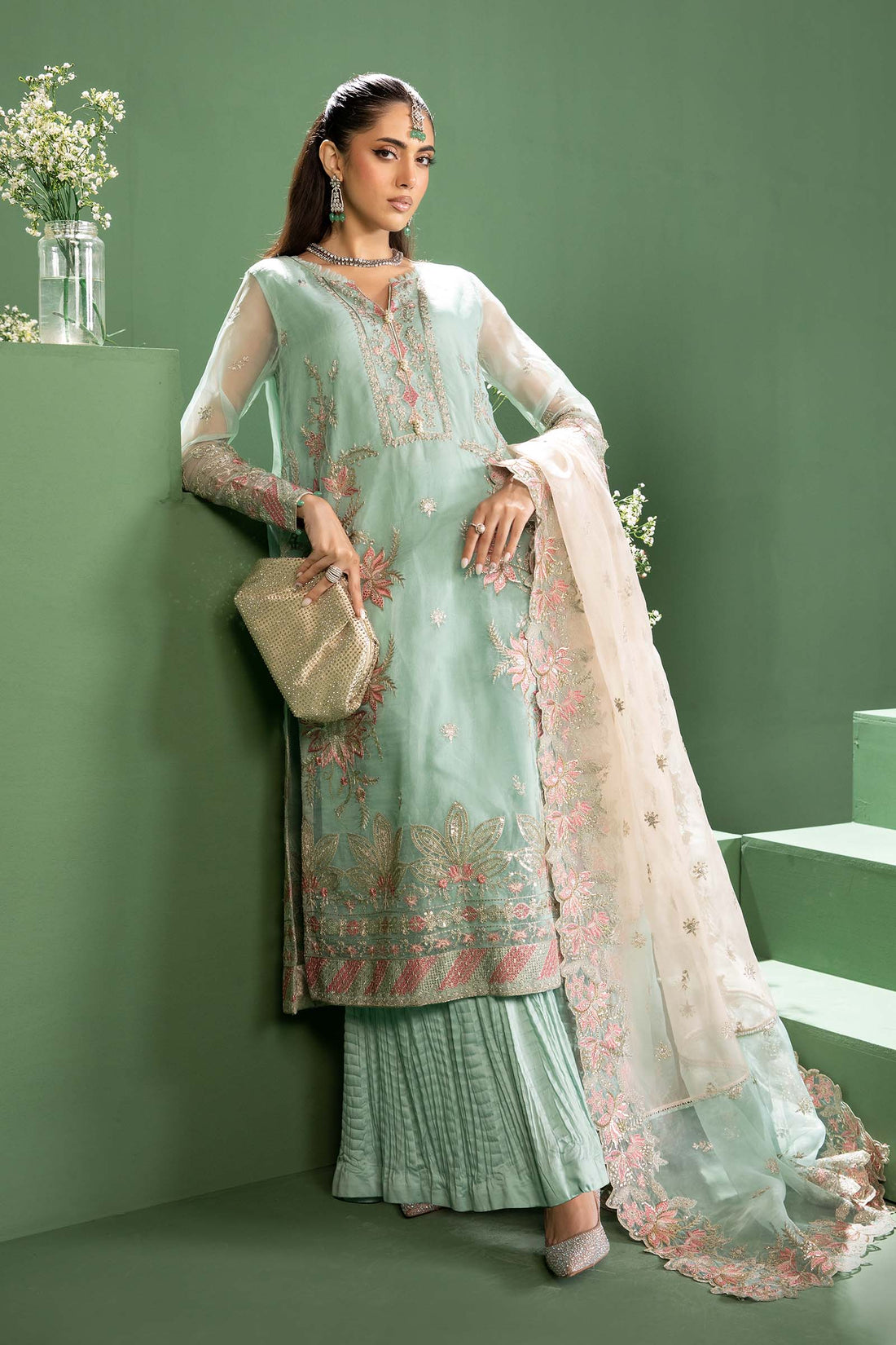 Maira B | Ready to Wear | SF-W24-27 -  Maria B Luxury Formals -  House of Maryam
