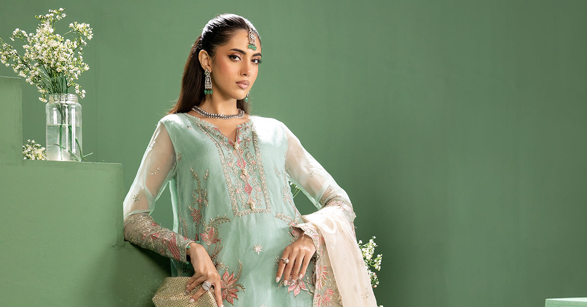 Maria b | Formal Wears | SF-W24-27 -  Maria B Formal - Original Designer Dress - House of Maryam