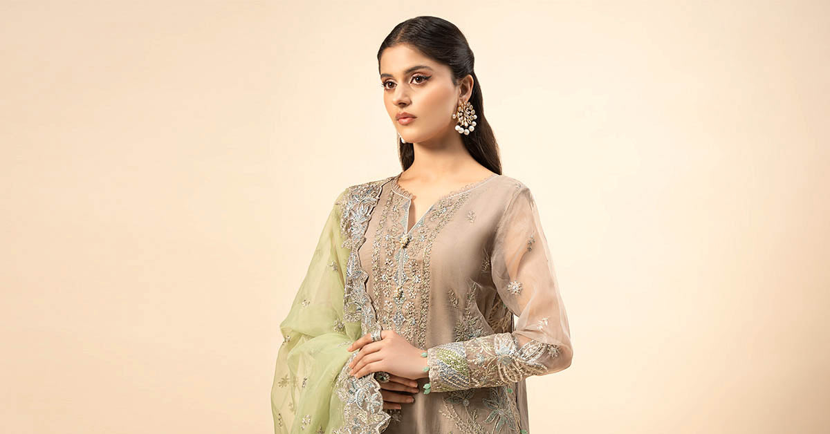Maira B | Ready to Wear | SF-W24-27 -  Maria B Luxury Formals -  House of Maryam