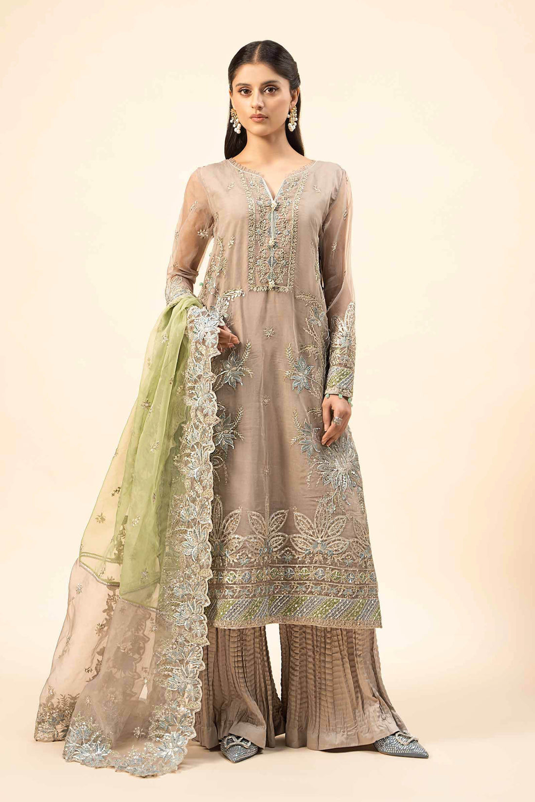 Maira B | Ready to Wear | SF-W24-27 -  Maria B Luxury Formals -  House of Maryam