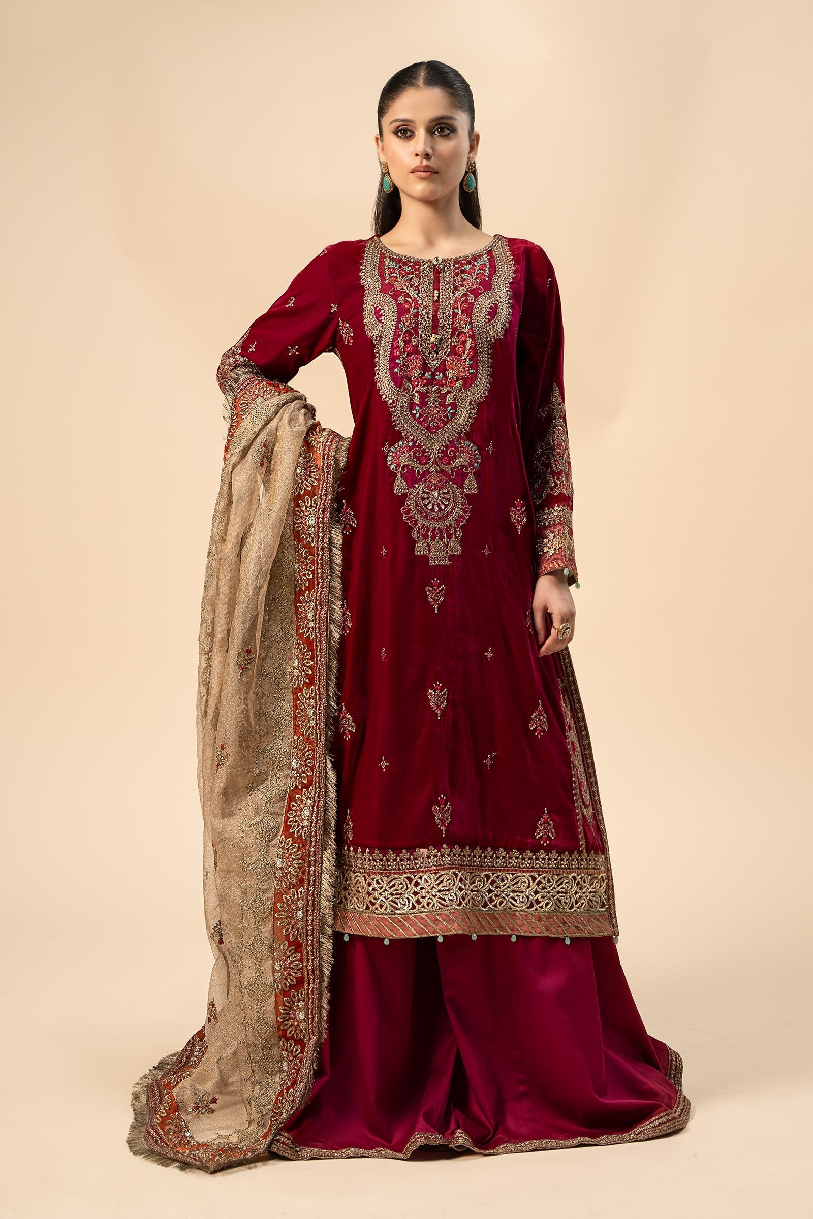Maira B | Ready to Wear | SF-W24-29 -  Maria B Luxury Formals -  House of Maryam