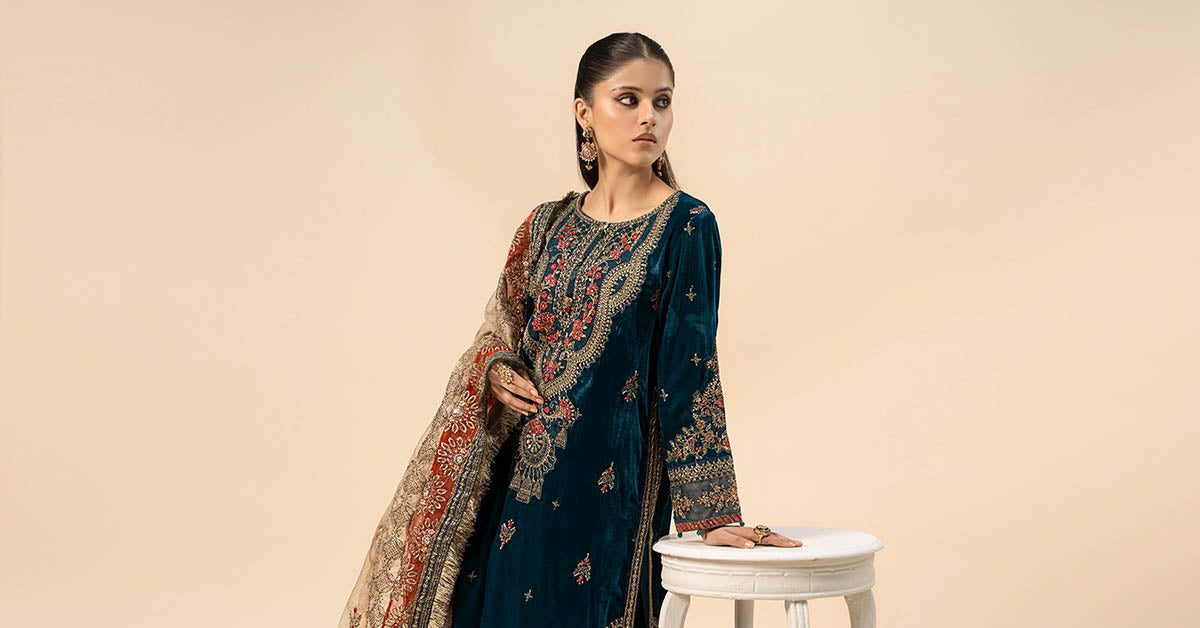 Maira B | Ready to Wear | SF-W24-29 -  Maria B Luxury Formals -  House of Maryam