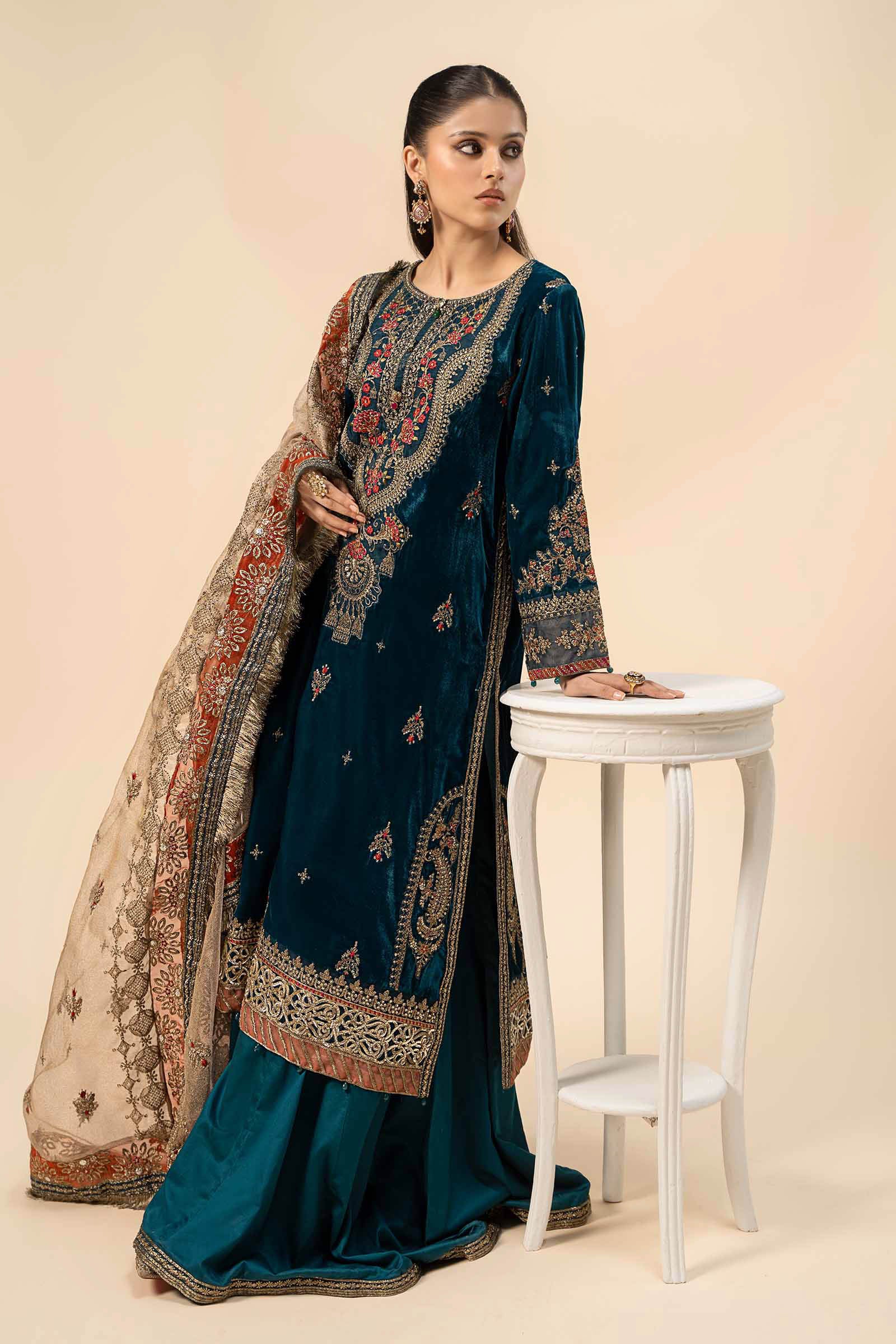Maira B | Ready to Wear | SF-W24-29 -  Maria B Luxury Formals -  House of Maryam