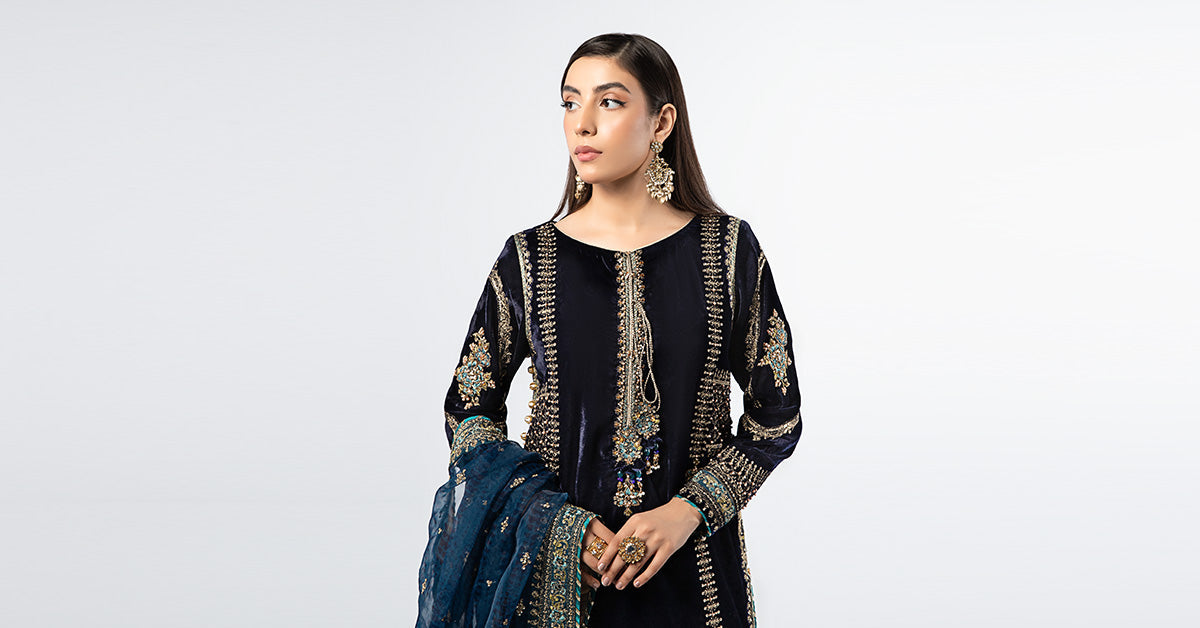 Maira B | Ready to Wear | SF-W24-34 -  Maria B Luxury Formals -  House of Maryam
