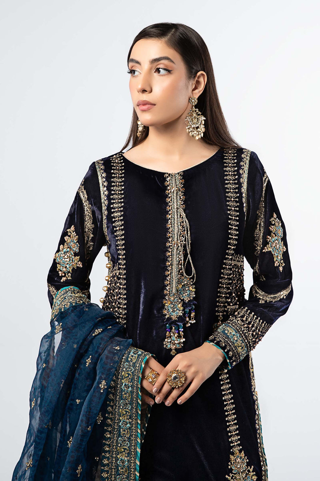 Maira B | Ready to Wear | SF-W24-34 -  Maria B Luxury Formals -  House of Maryam