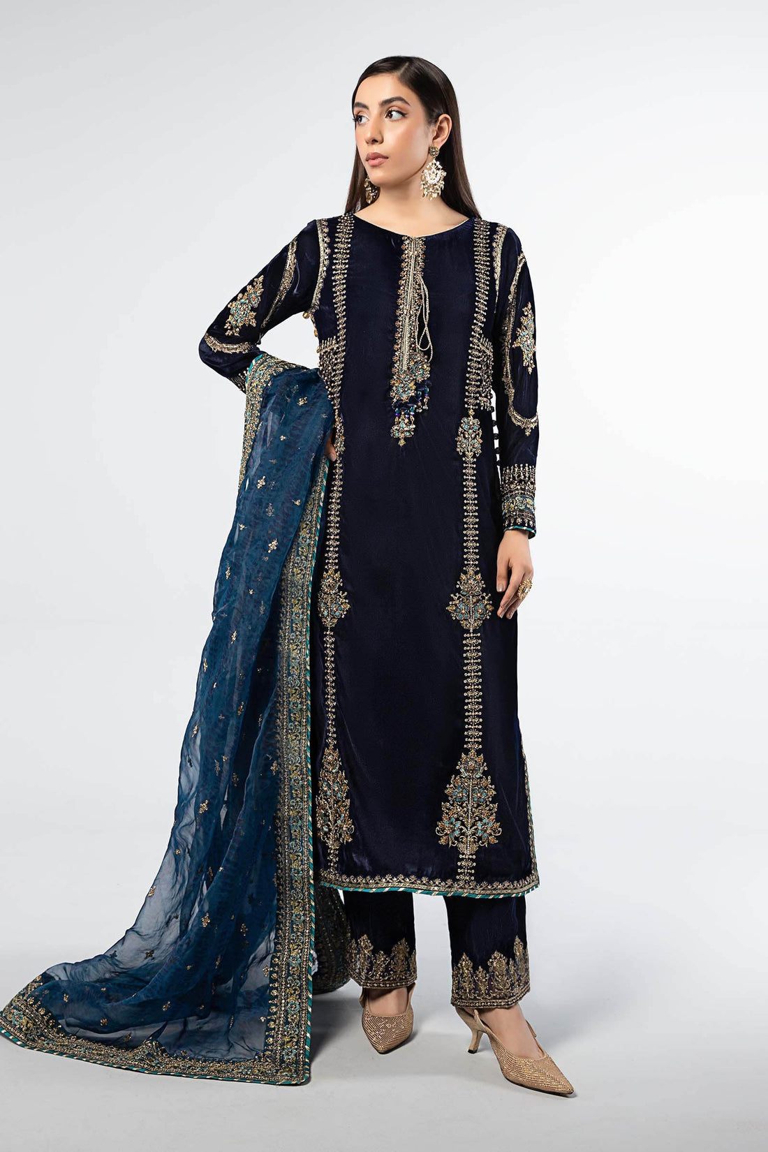 Maira B | Ready to Wear | SF-W24-34 -  Maria B Luxury Formals -  House of Maryam