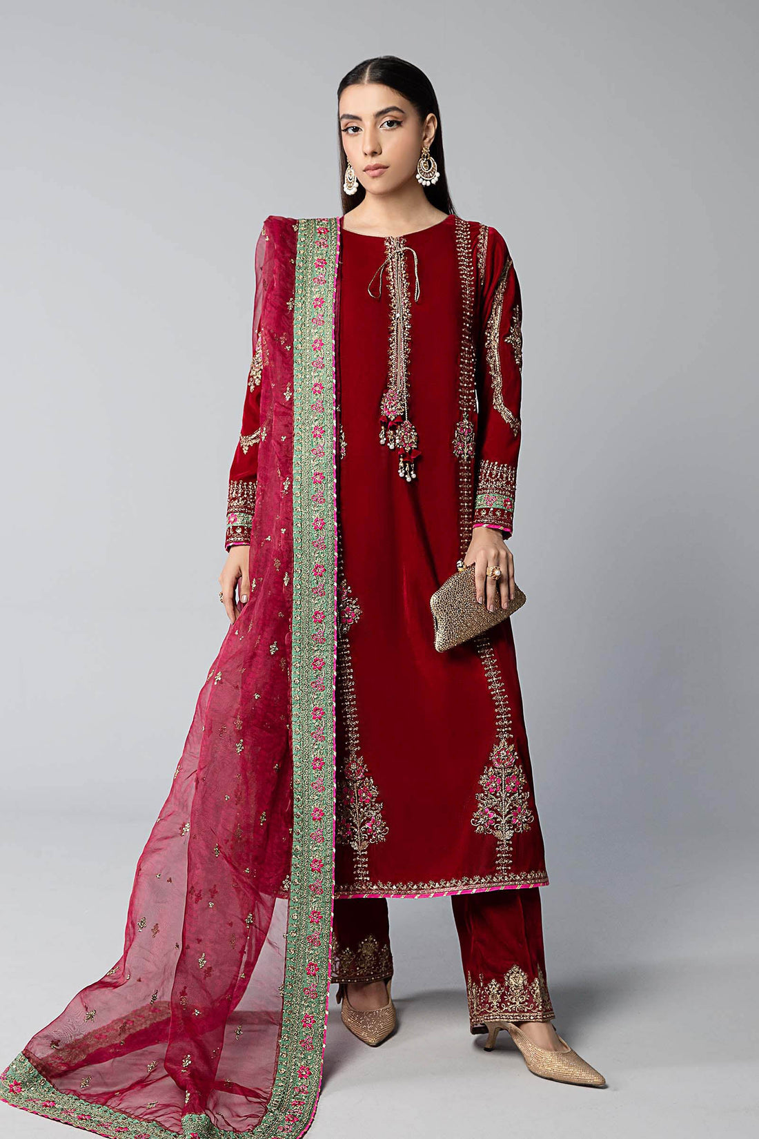 Maira B | Ready to Wear | SF-W24-34 -  Maria B Luxury Formals -  House of Maryam
