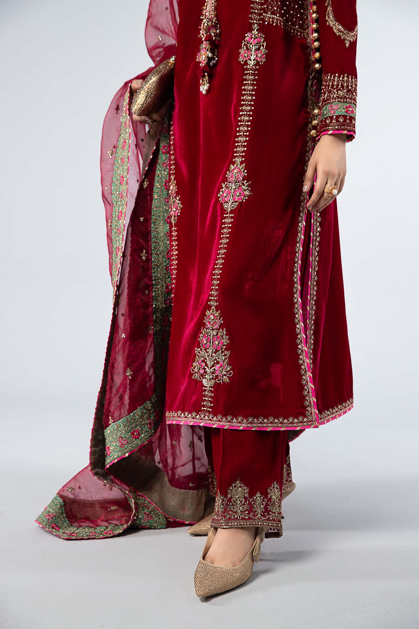 Maira B | Ready to Wear | SF-W24-34 -  Maria B Luxury Formals -  House of Maryam