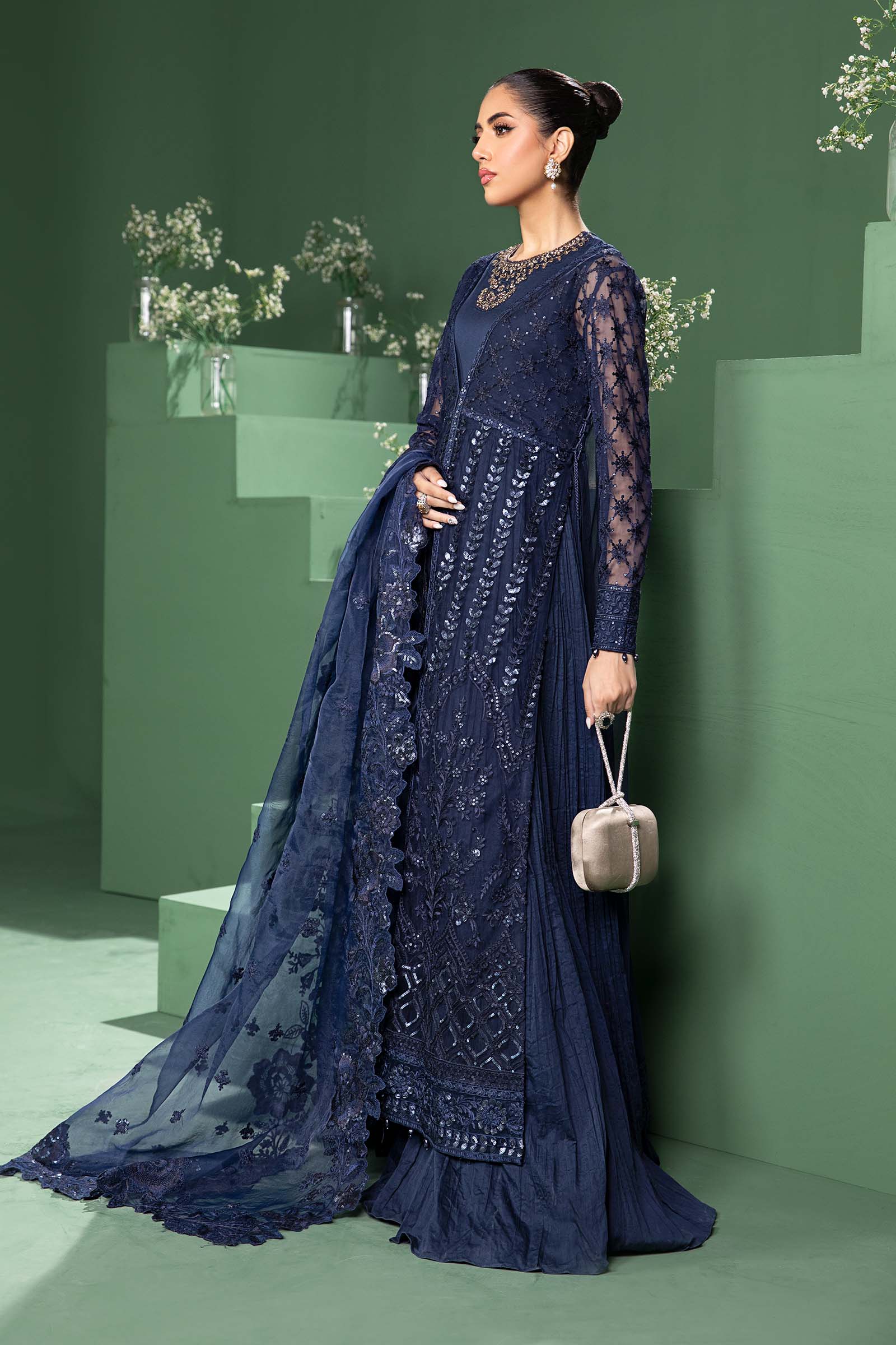Maira B | Ready to Wear | SF-W24-44 -  Maria B Luxury Formals -  House of Maryam