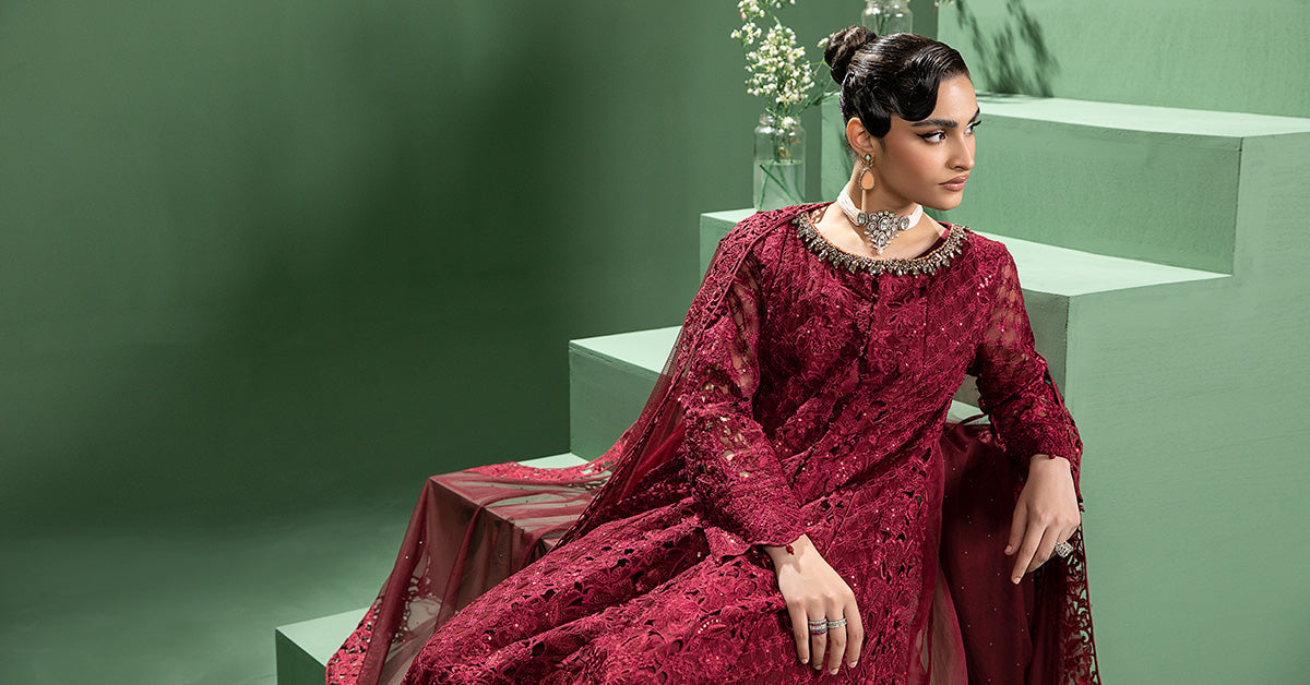 Maria b | Formal Wears | SF-W24-46 -  Maria B Formal - Original Designer Dress - House of Maryam