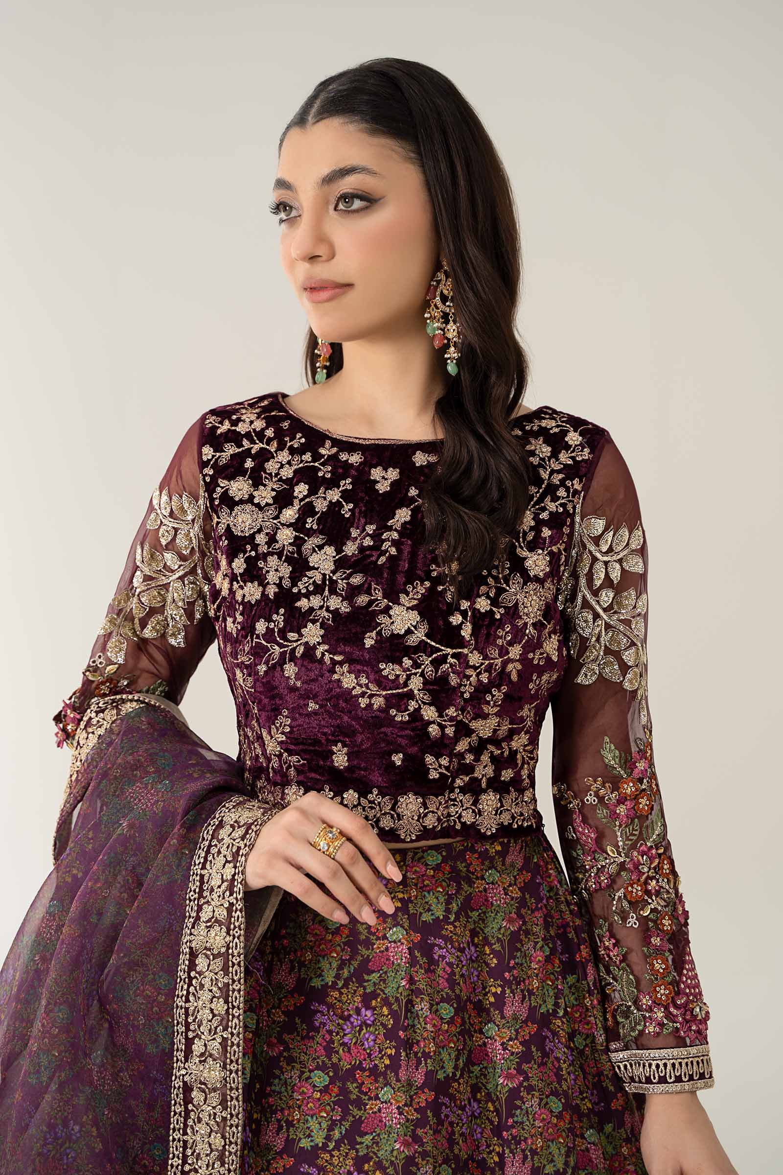 Maira B | Ready to Wear | SF-W24-50 -  Maria B Luxury Formals -  House of Maryam