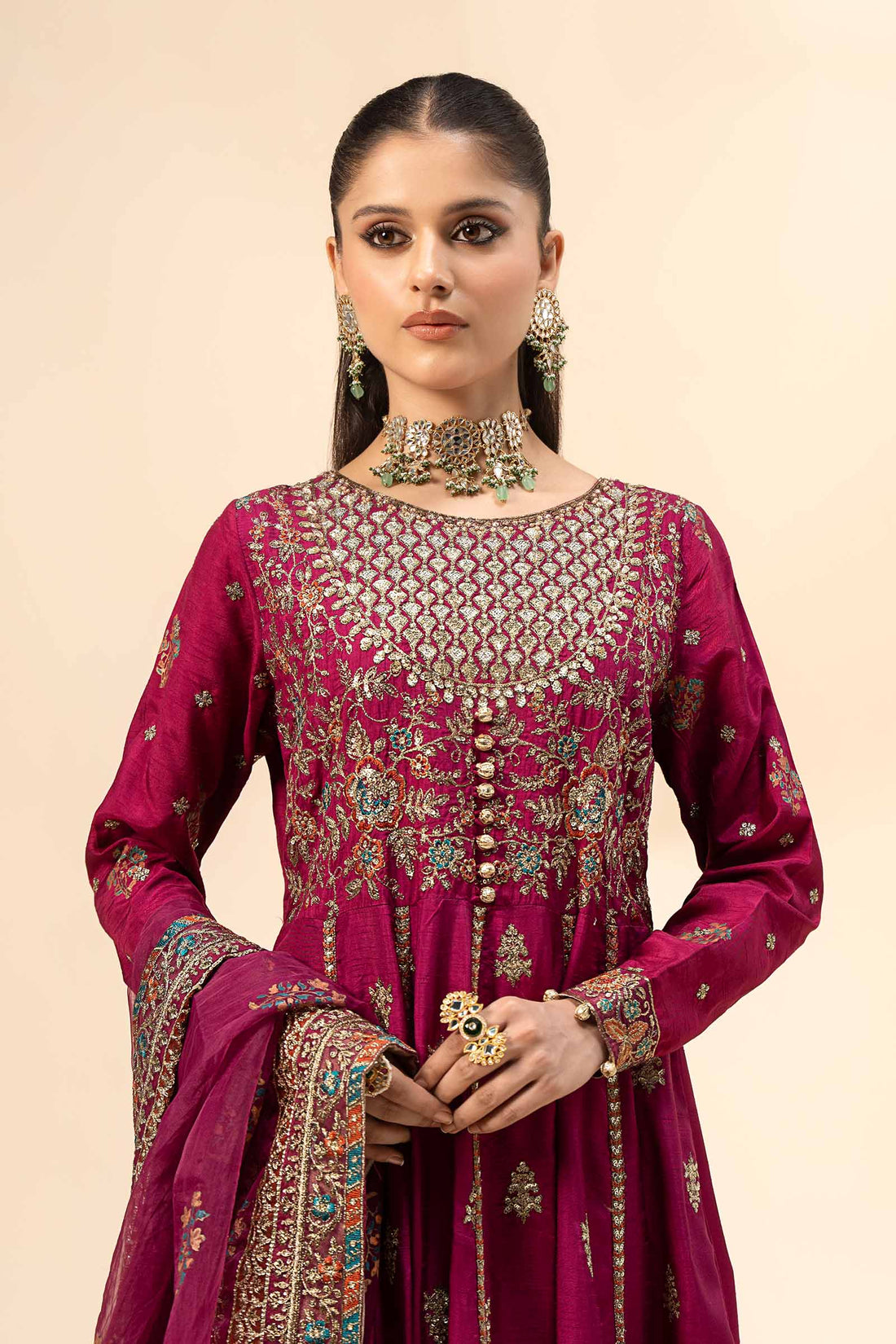 Maira B | Ready to Wear | SF-W24-65 -  Maria B Luxury Formals -  House of Maryam