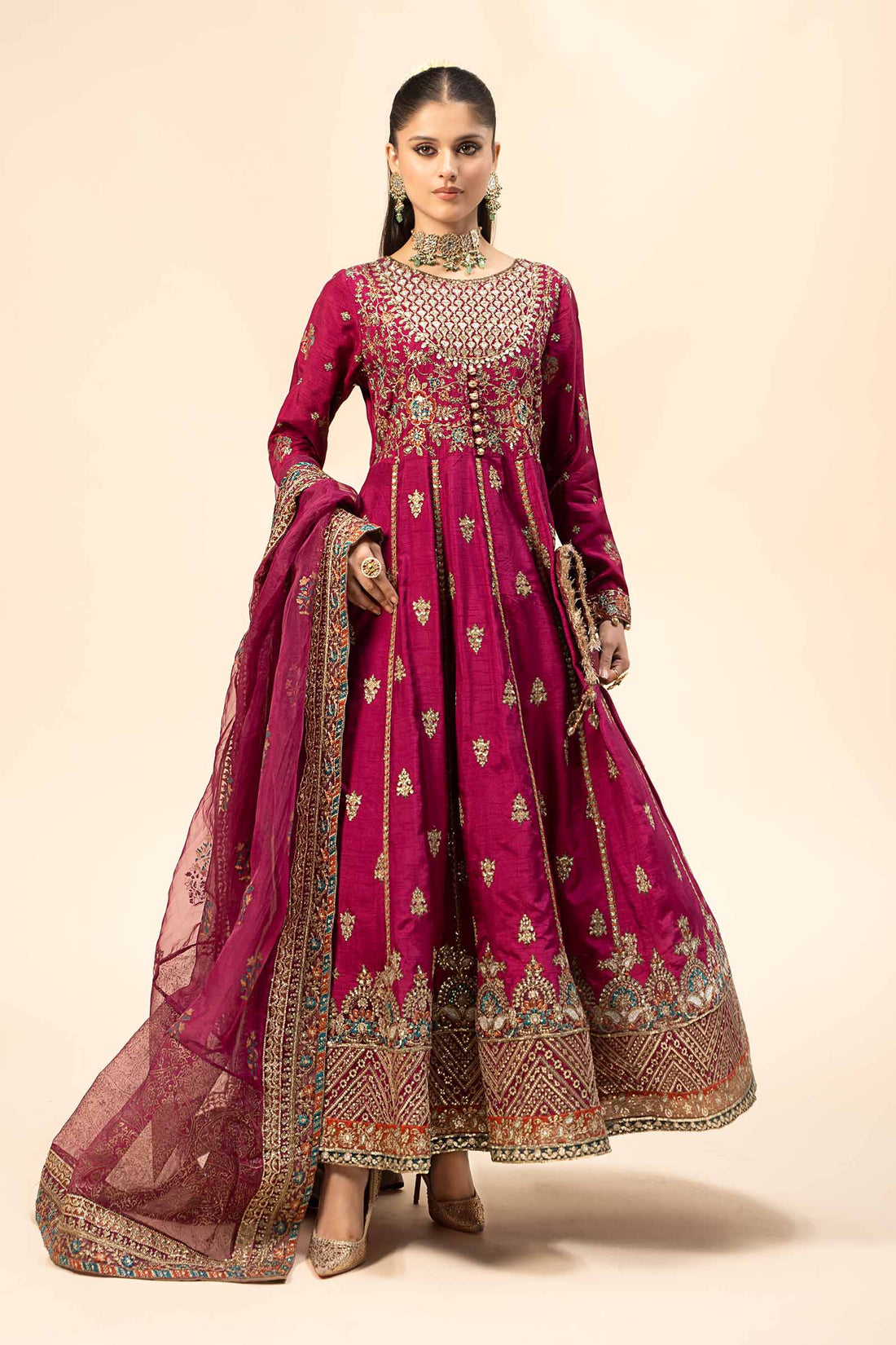 Maira B | Ready to Wear | SF-W24-65 -  Maria B Luxury Formals -  House of Maryam
