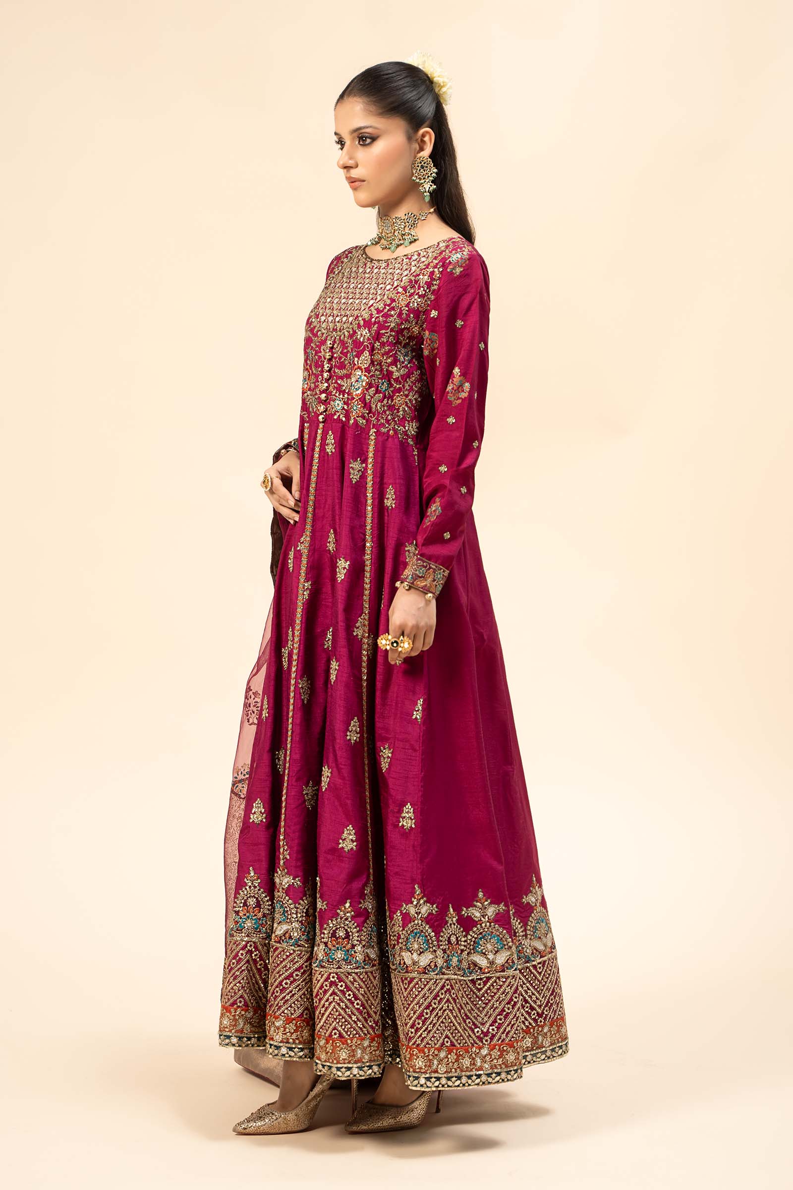 Maira B | Ready to Wear | SF-W24-65 -  Maria B Luxury Formals -  House of Maryam