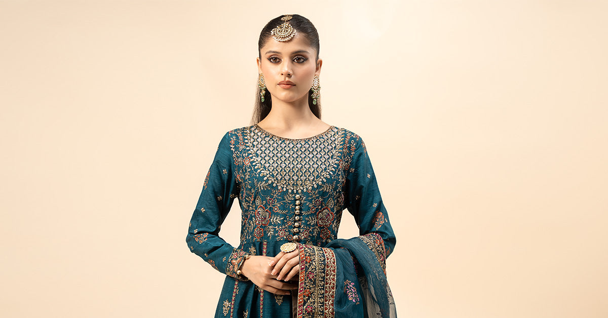 Maira B | Ready to Wear | SF-W24-65 -  Maria B Luxury Formals -  House of Maryam