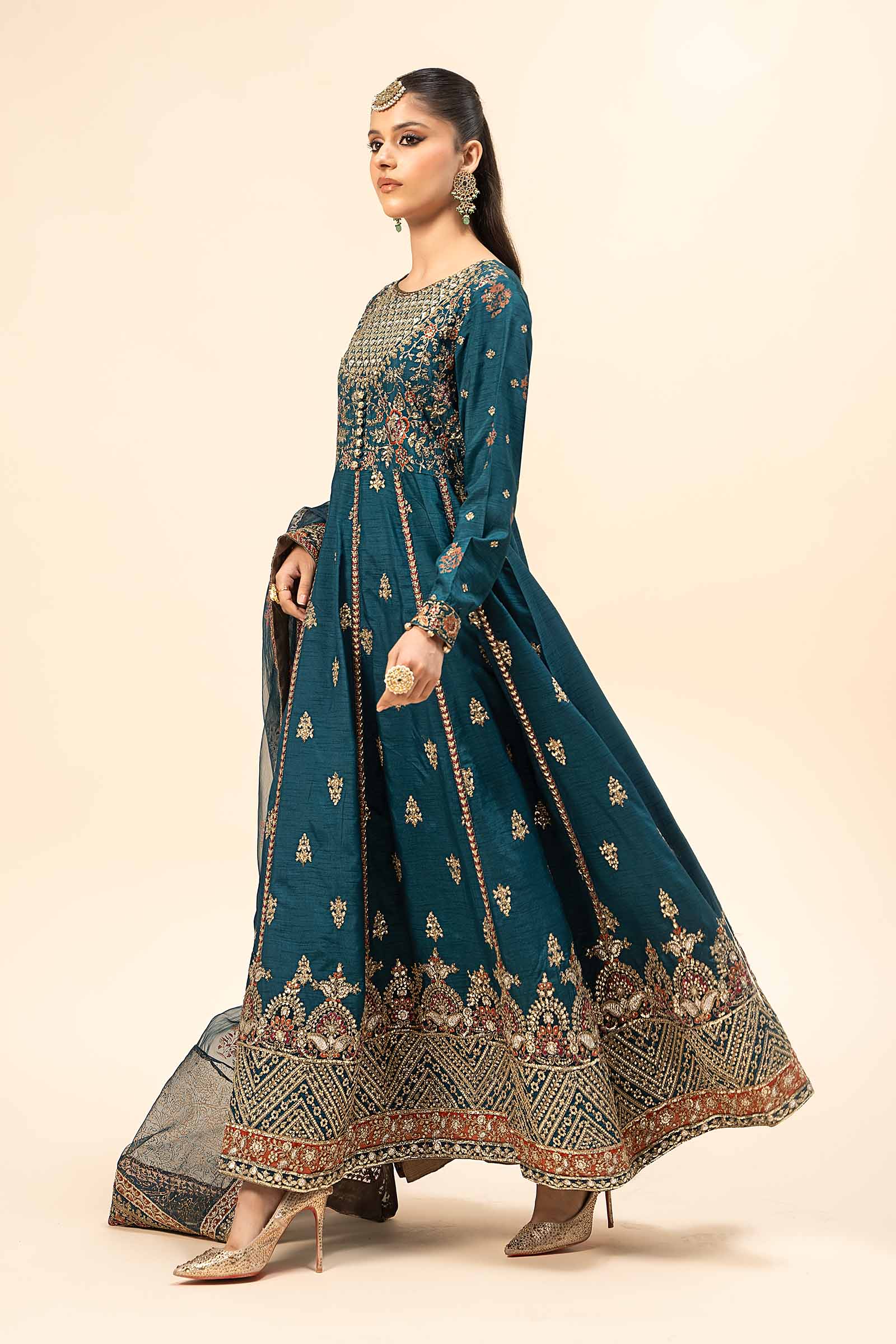 Maira B | Ready to Wear | SF-W24-65 -  Maria B Luxury Formals -  House of Maryam