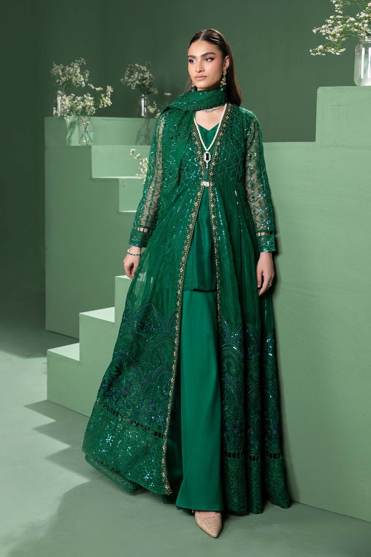 Maria b | Formal Wears | SF-W24-70 -  Maria B Formal - Original Designer Dress - House of Maryam