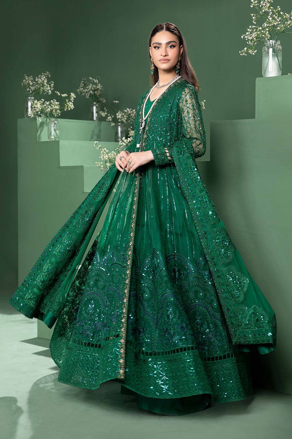 Maria b | Formal Wears | SF-W24-70 -  Maria B Formal - Original Designer Dress - House of Maryam